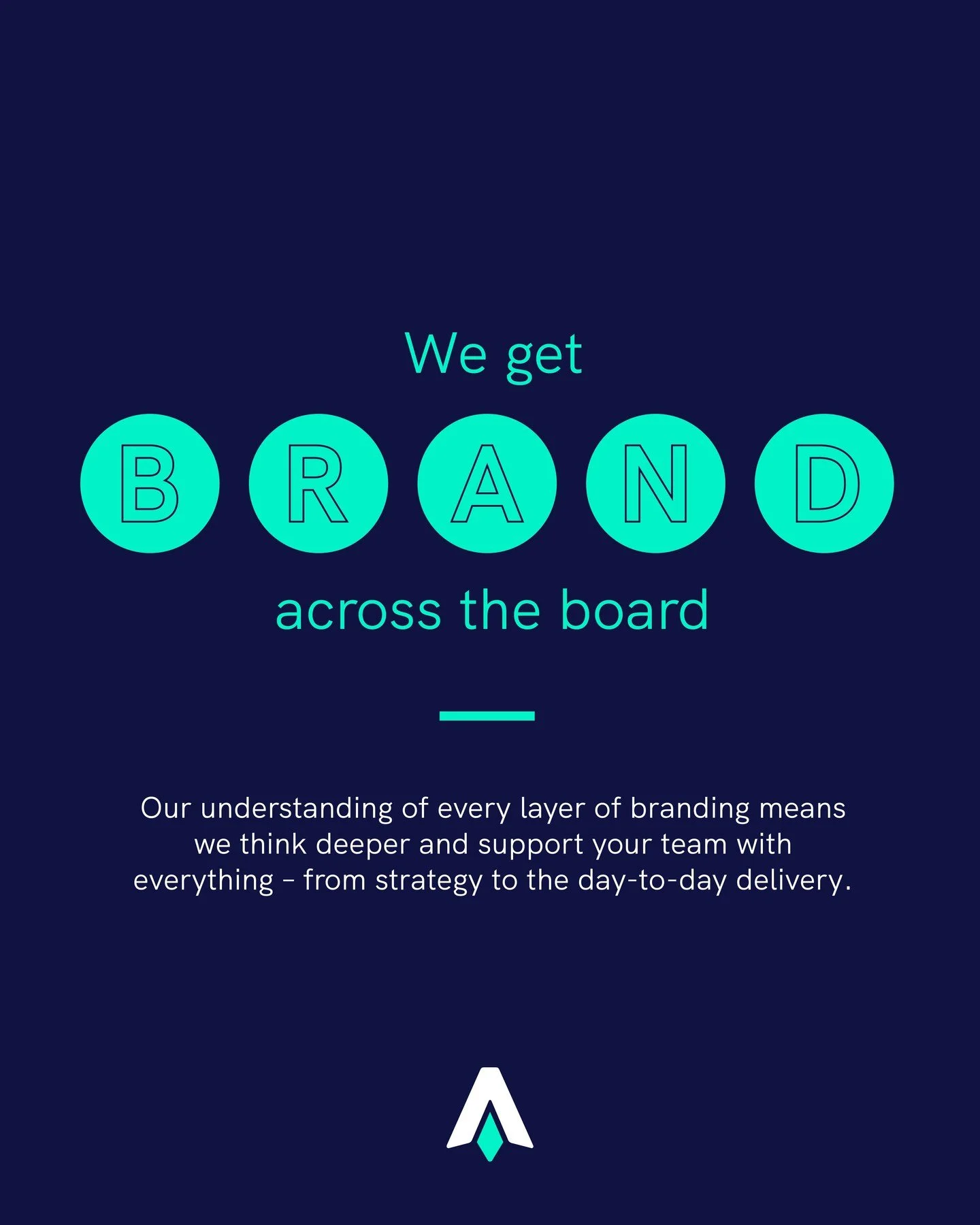 🌀 We get BRAND across the board 

Our B.R.A.N.D framework shows how brand work impacts so many areas of a business.

🔹 Branding 
🔹 Reach 
🔹 Assets 
🔹 Nurture 
🔹 Design 

We&rsquo;re able to support you each of these, in a way that suits you, wh
