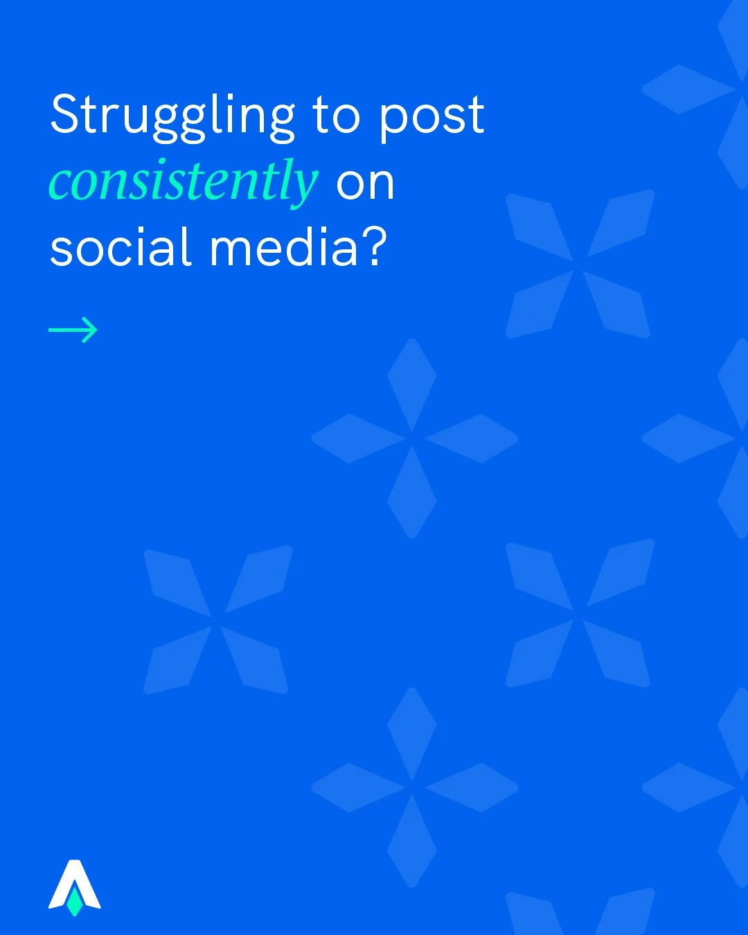 👩&zwj;💻 Struggling to post consistently on social media?

If you are constantly trying to squeeze content in between an endless to-do list, it is no surprise your channels keep going quiet. The problem is, inconsistent social media can quickly make