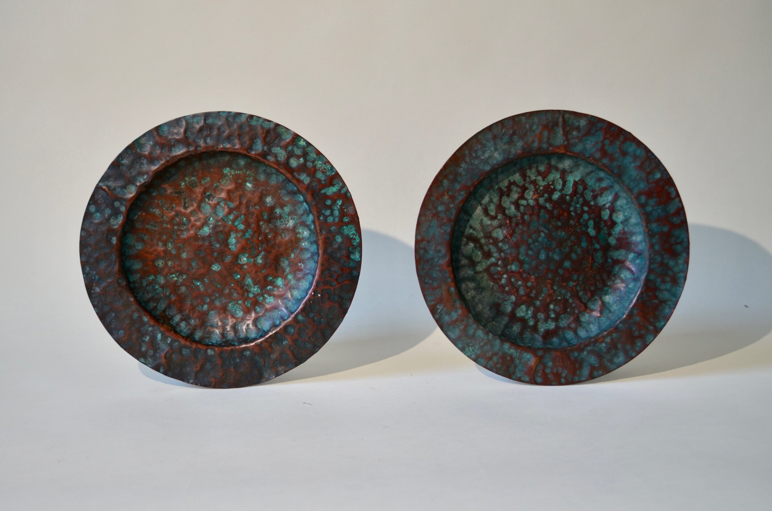 Hammered Copper Plates, Arts & Crafts — Spiral Haus