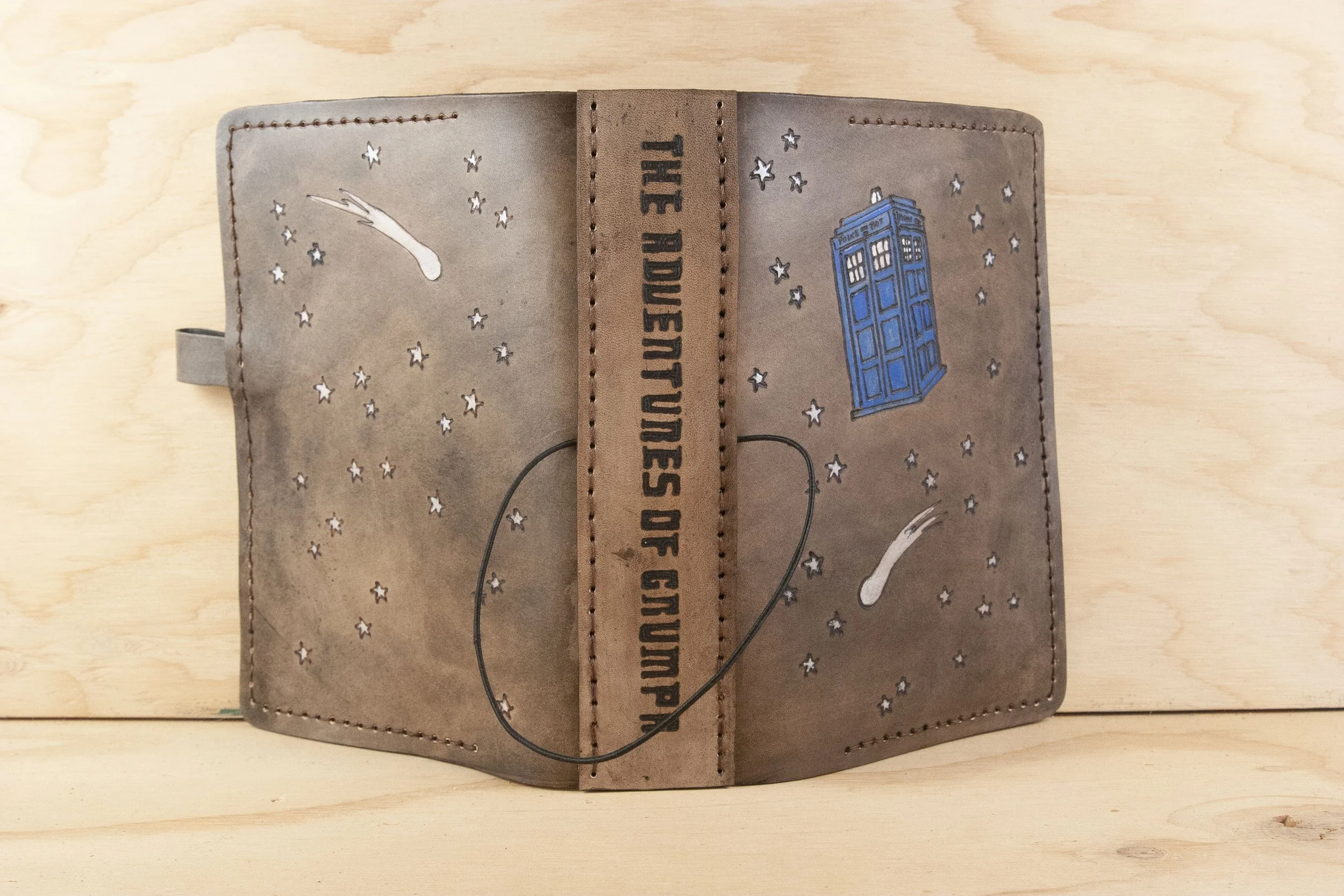 Custom Tardis Travelers Notebook