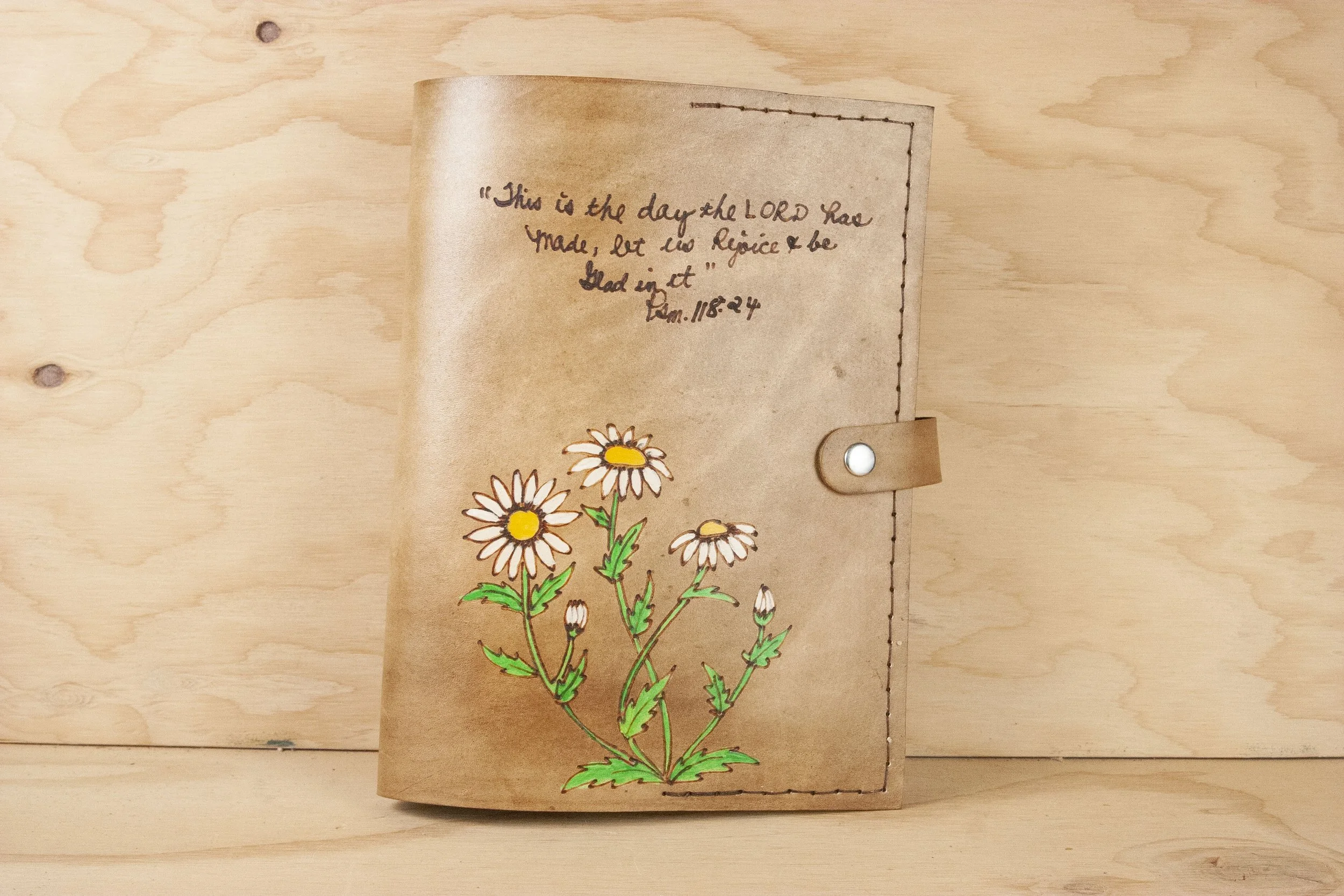 Custom Daisy Bible Cover