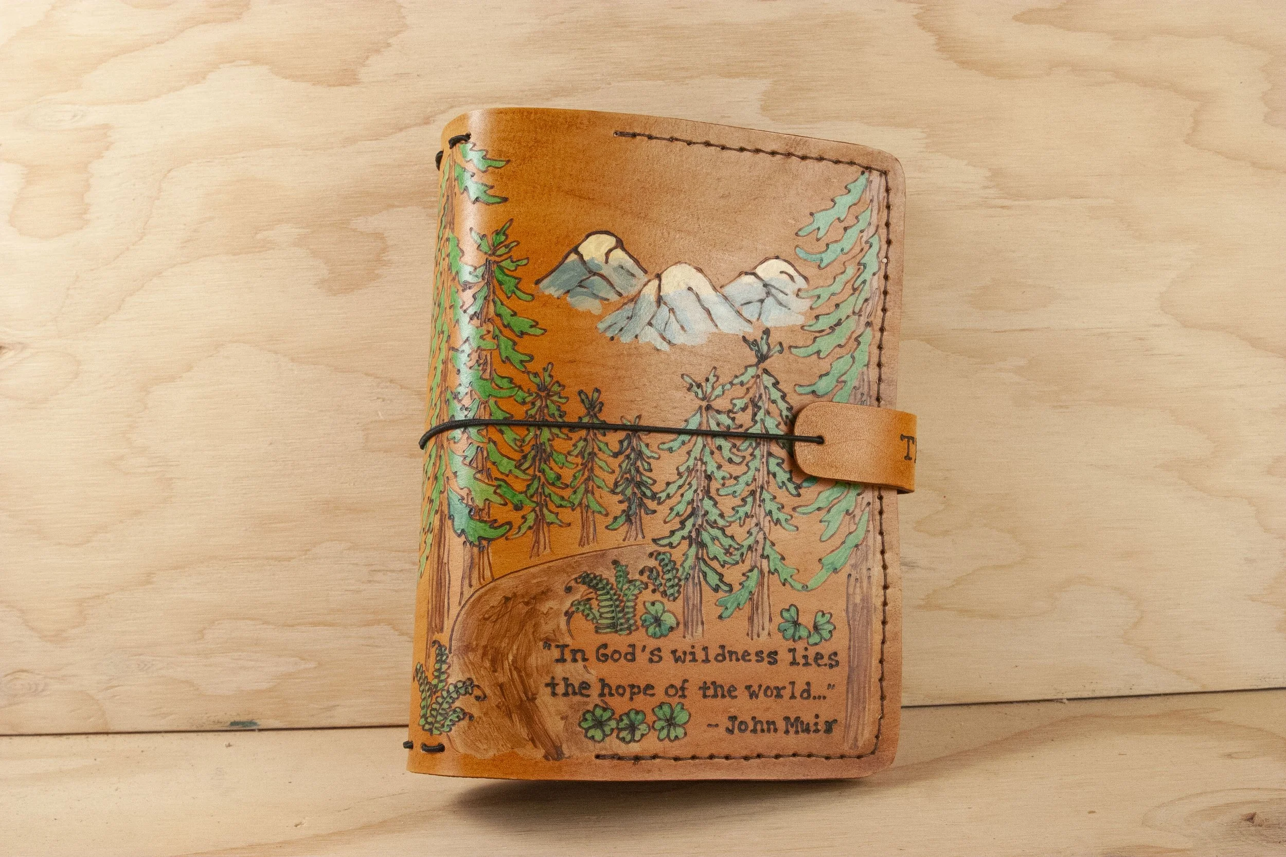 Custom Forest Travelers Notebook