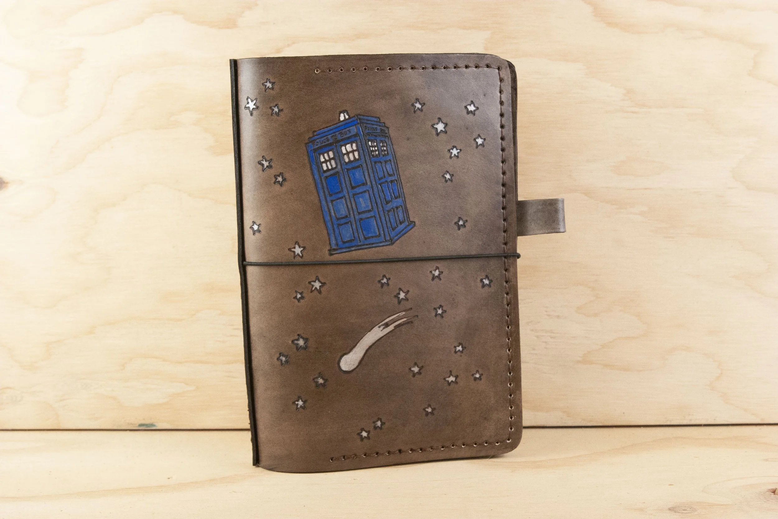 Custom Tardis Travelers Notebook