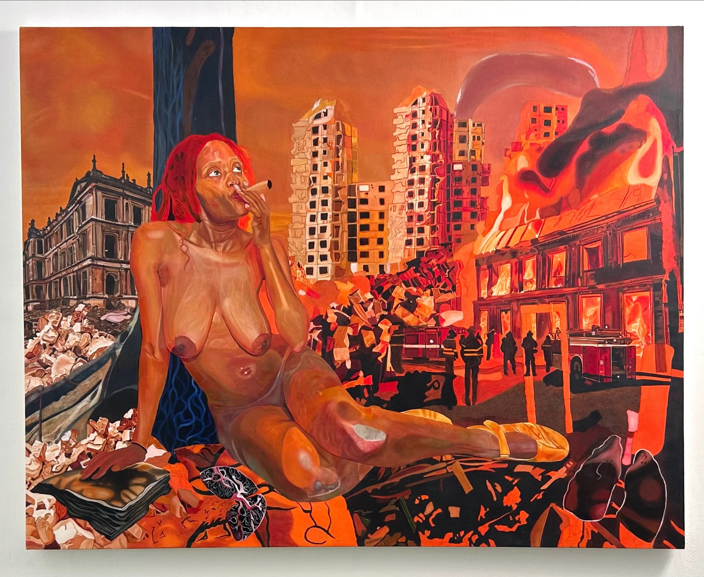 The Big Smoke, Oil on canvas, 142 x 180cm, 2025