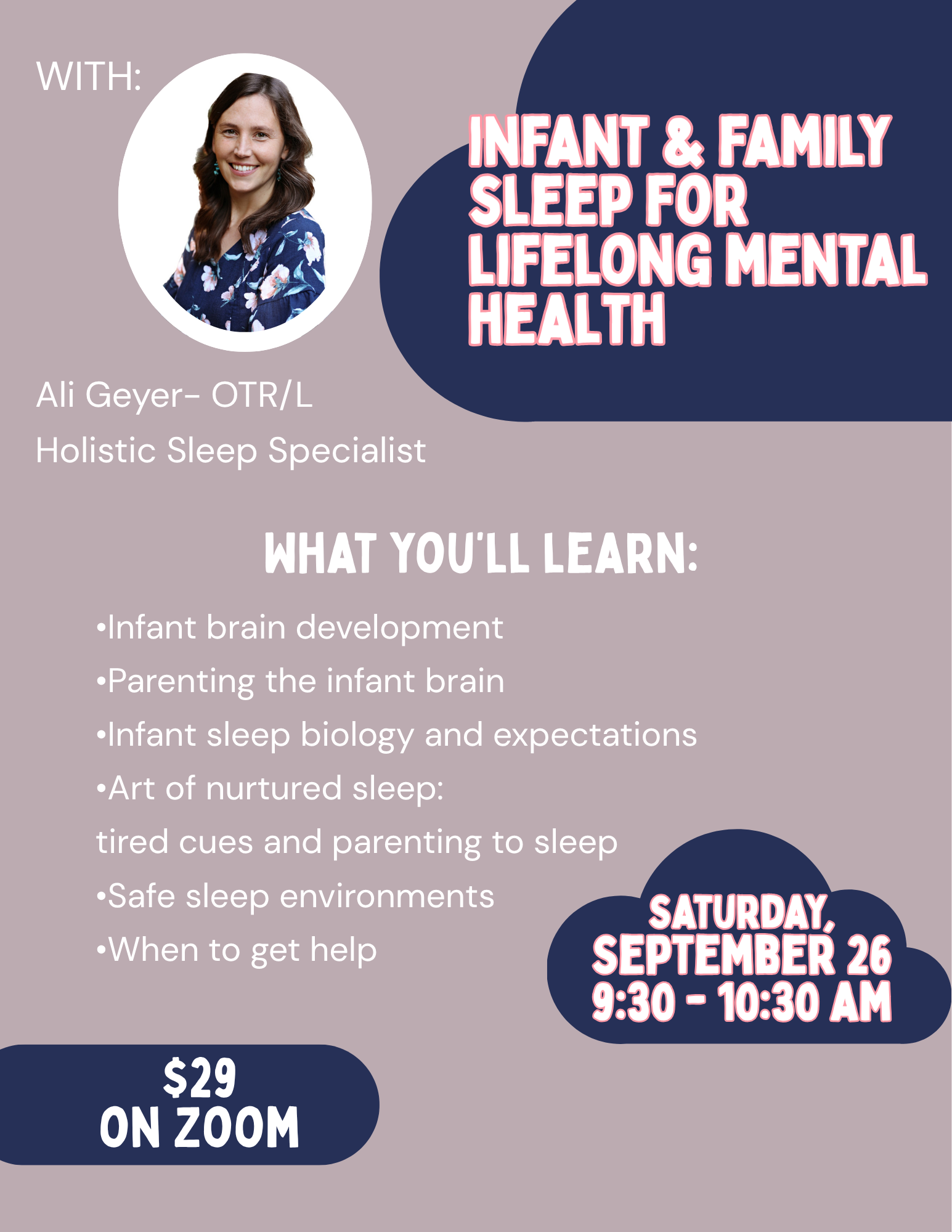 Infant & Family Sleep for Lifelong Mental Health