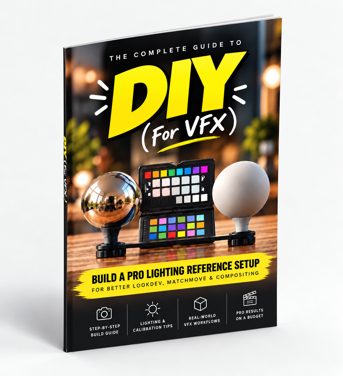DIY VFX grey and chrome balls