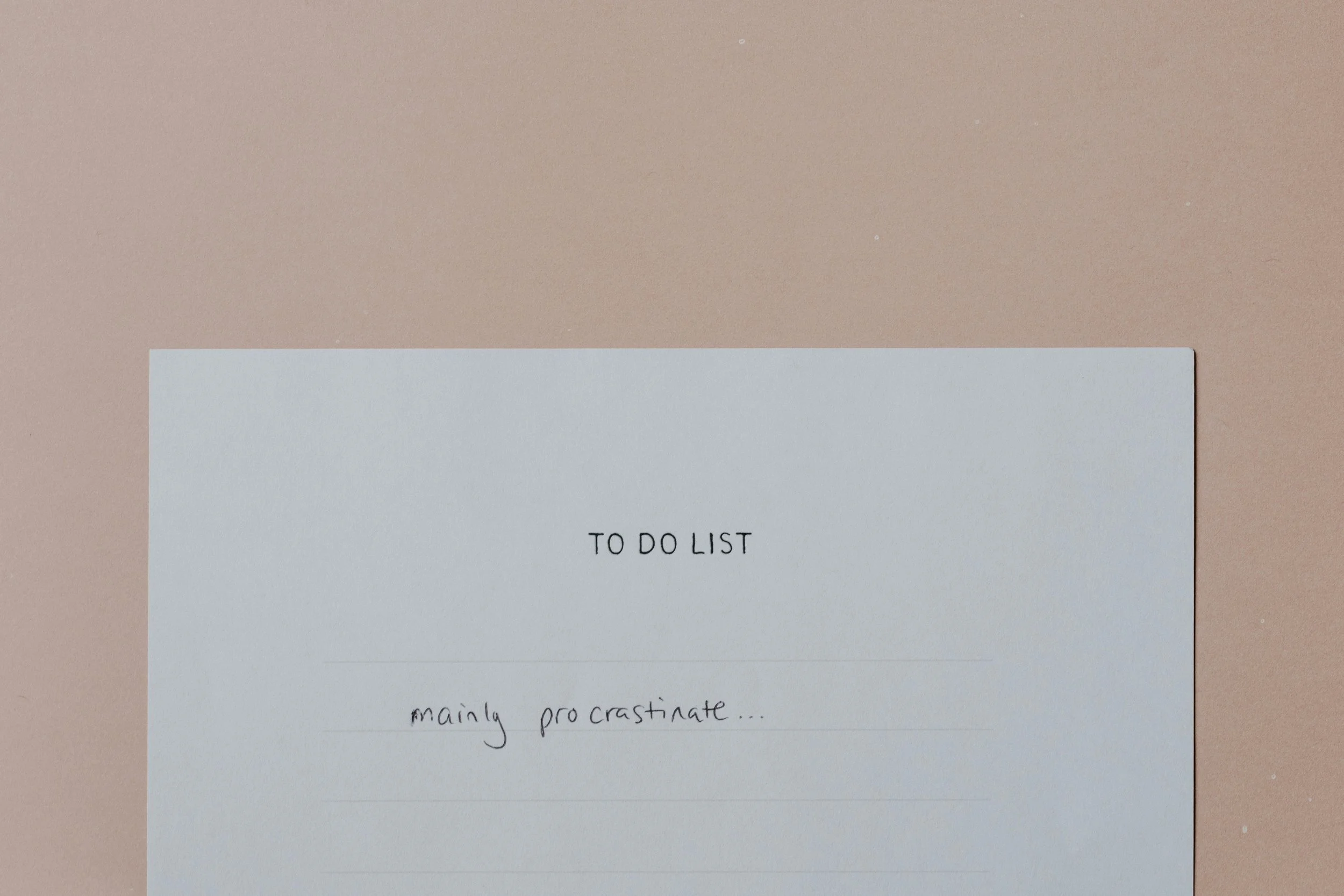 Push Past Procrastination: Start Here