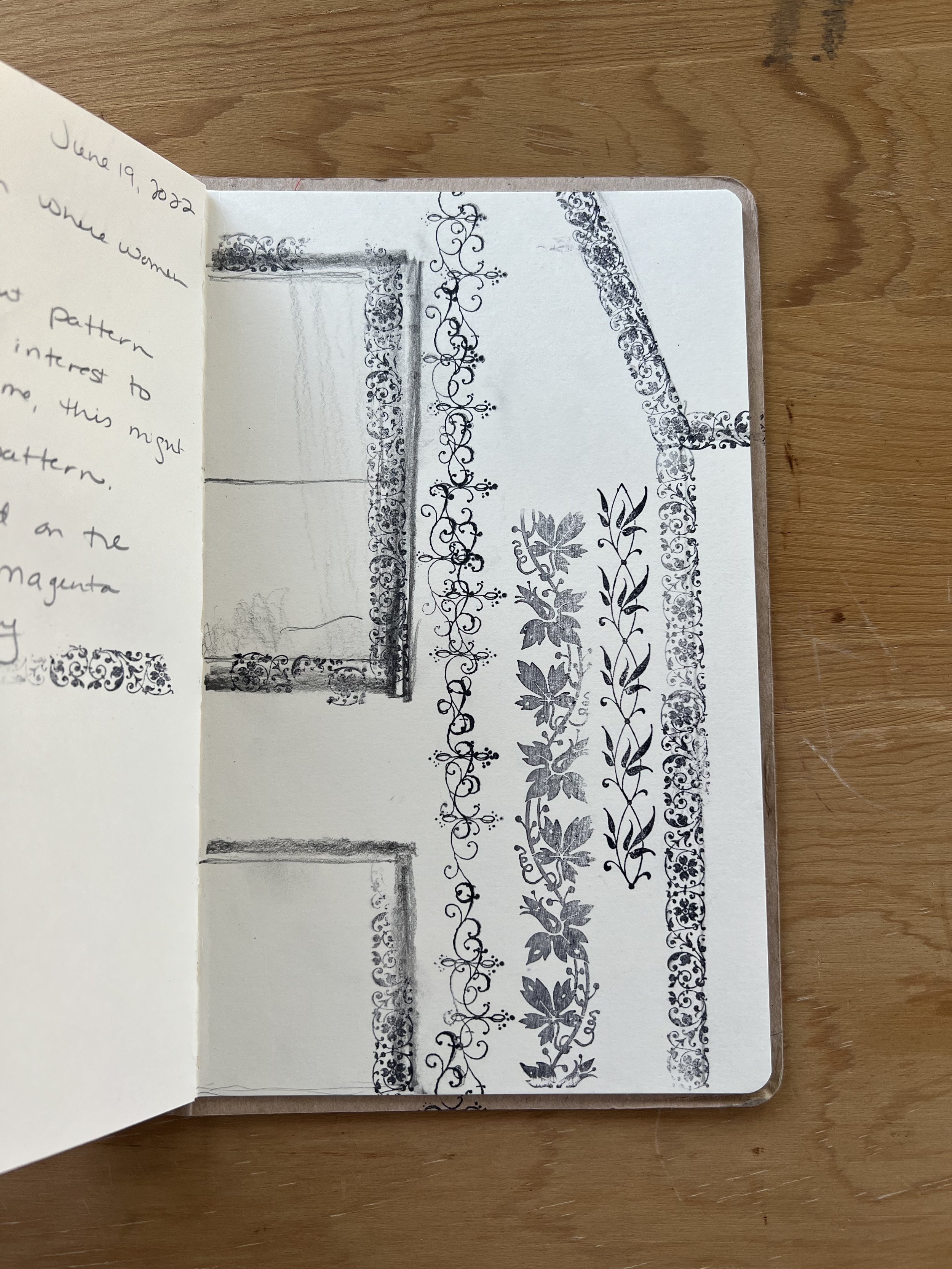 June 19 - Exploring using rubber stamps