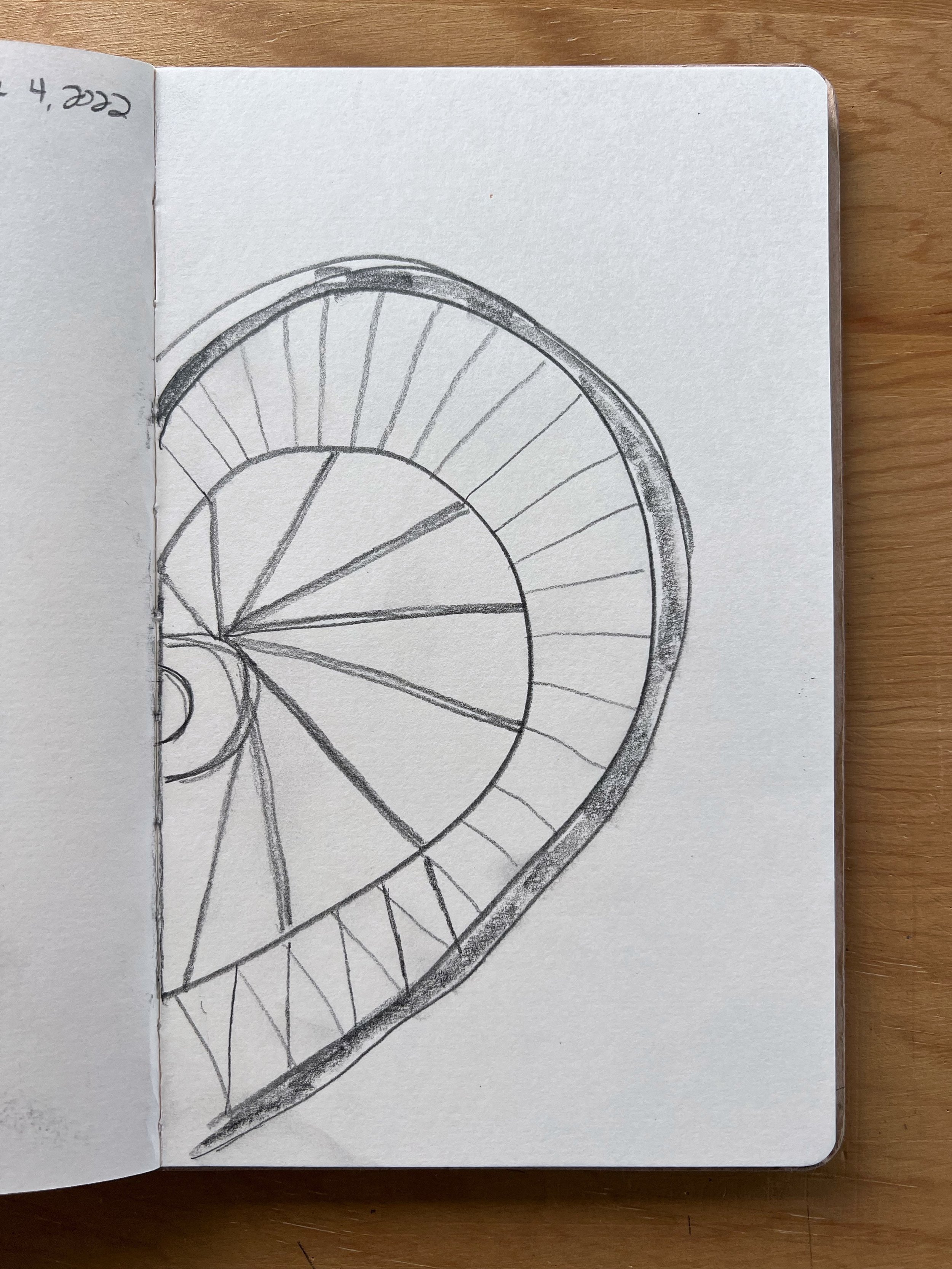June 4, 2022 - Spiral staircase from photo
