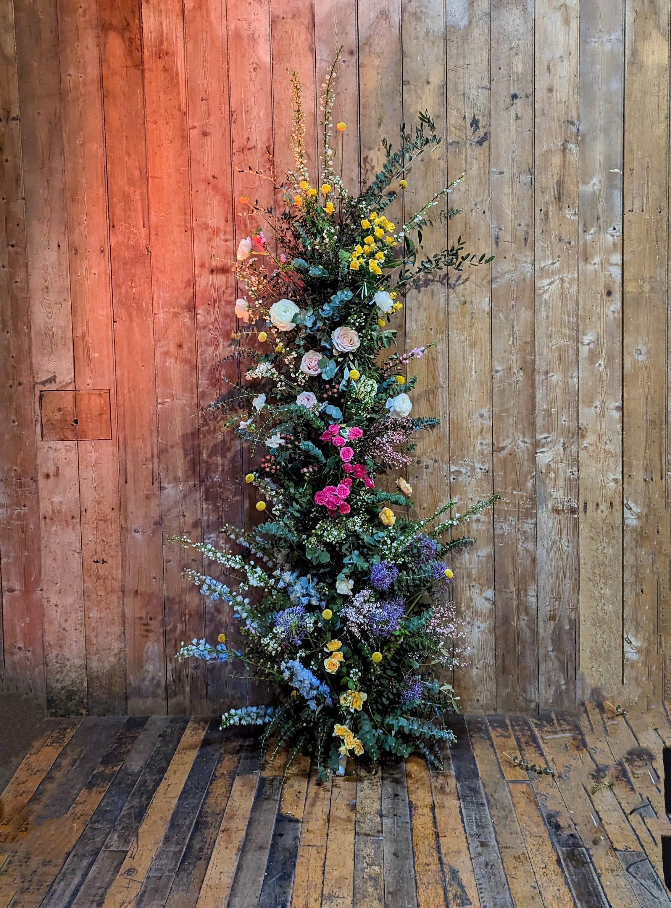 Wedding archway florals, Glasgow florist, Rook Botanics.jpg