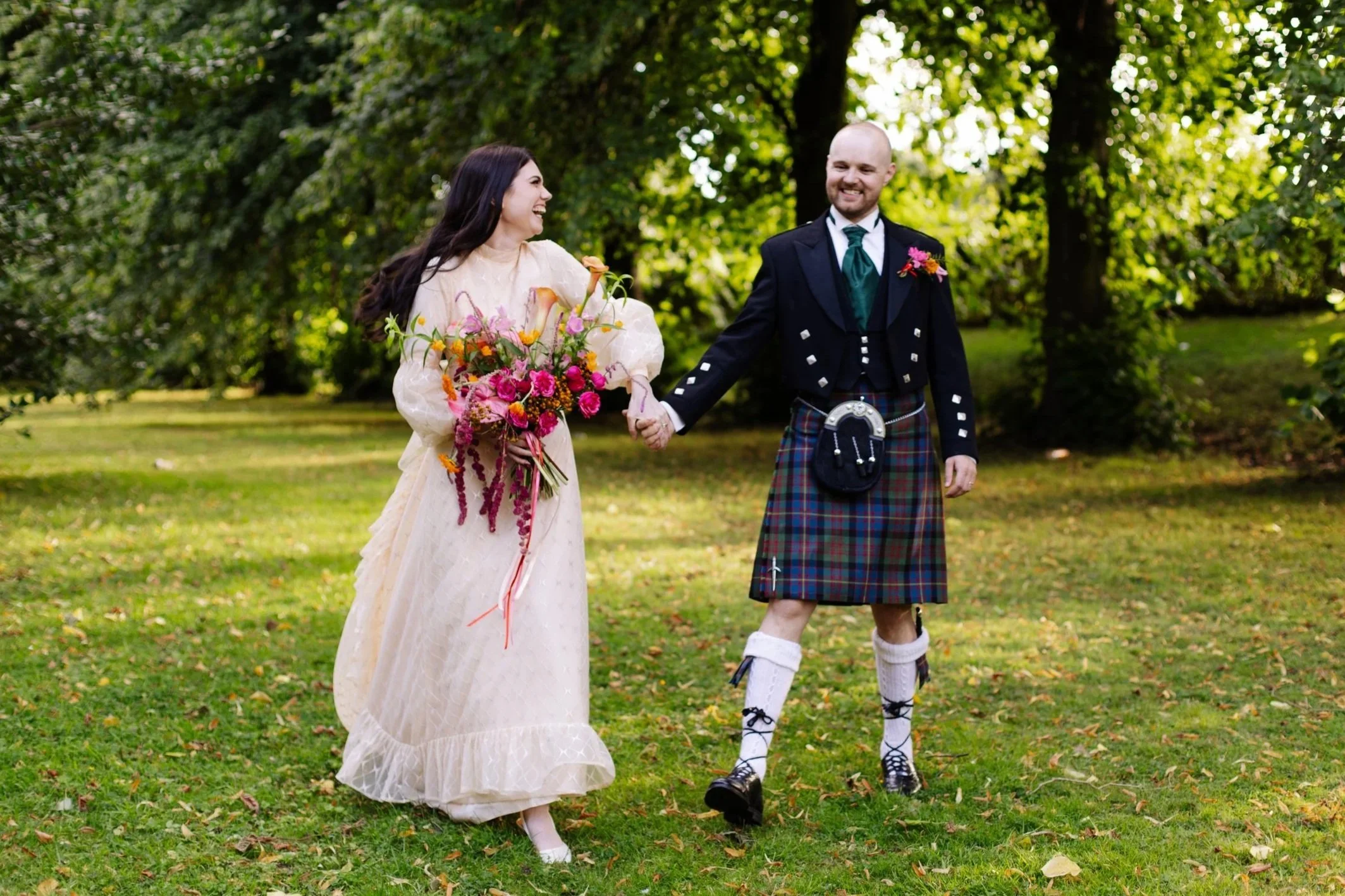 Lucy & Stuart's weird and wonderful wedding