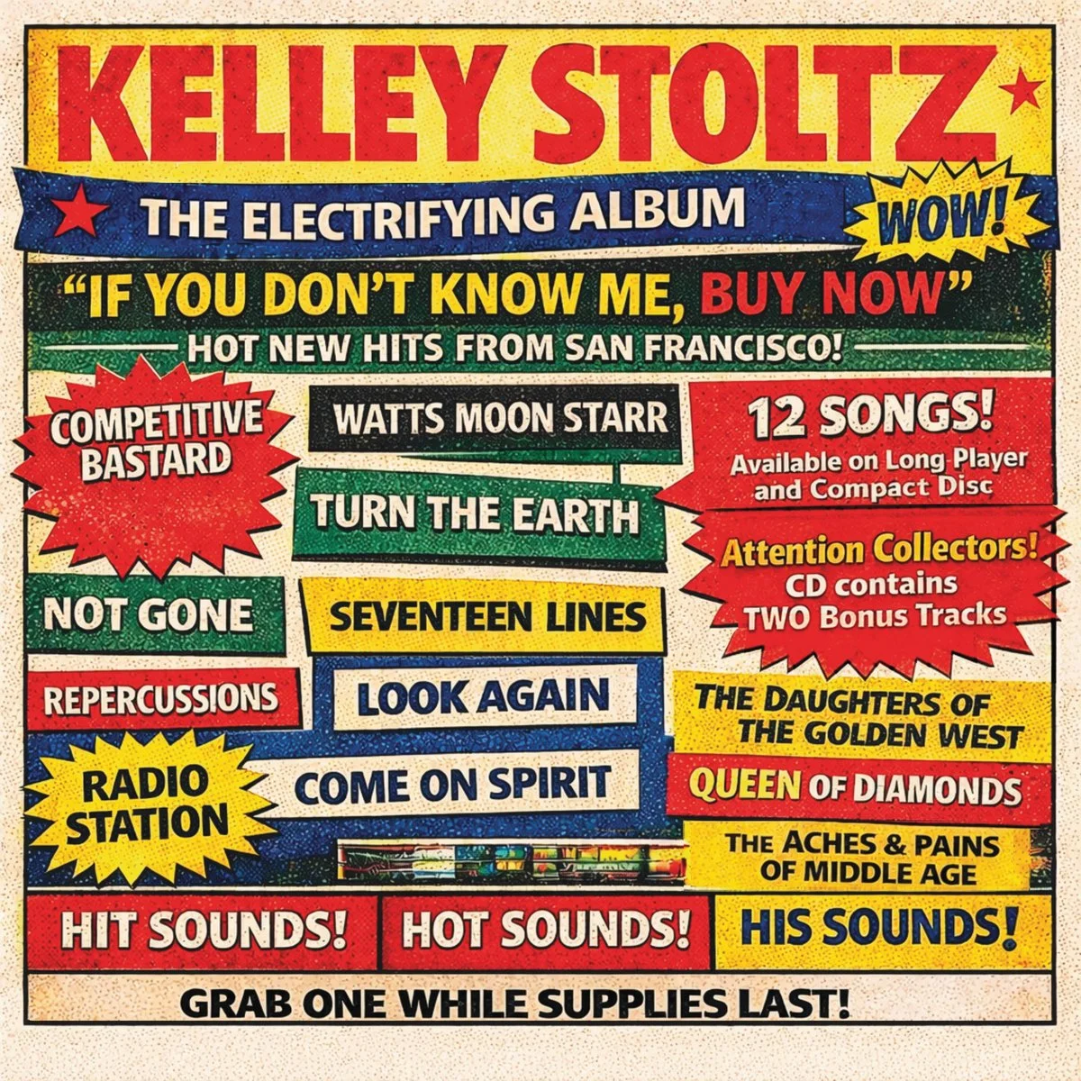 Kelley Stoltz If You Don't Know Me, Buy Now album cover