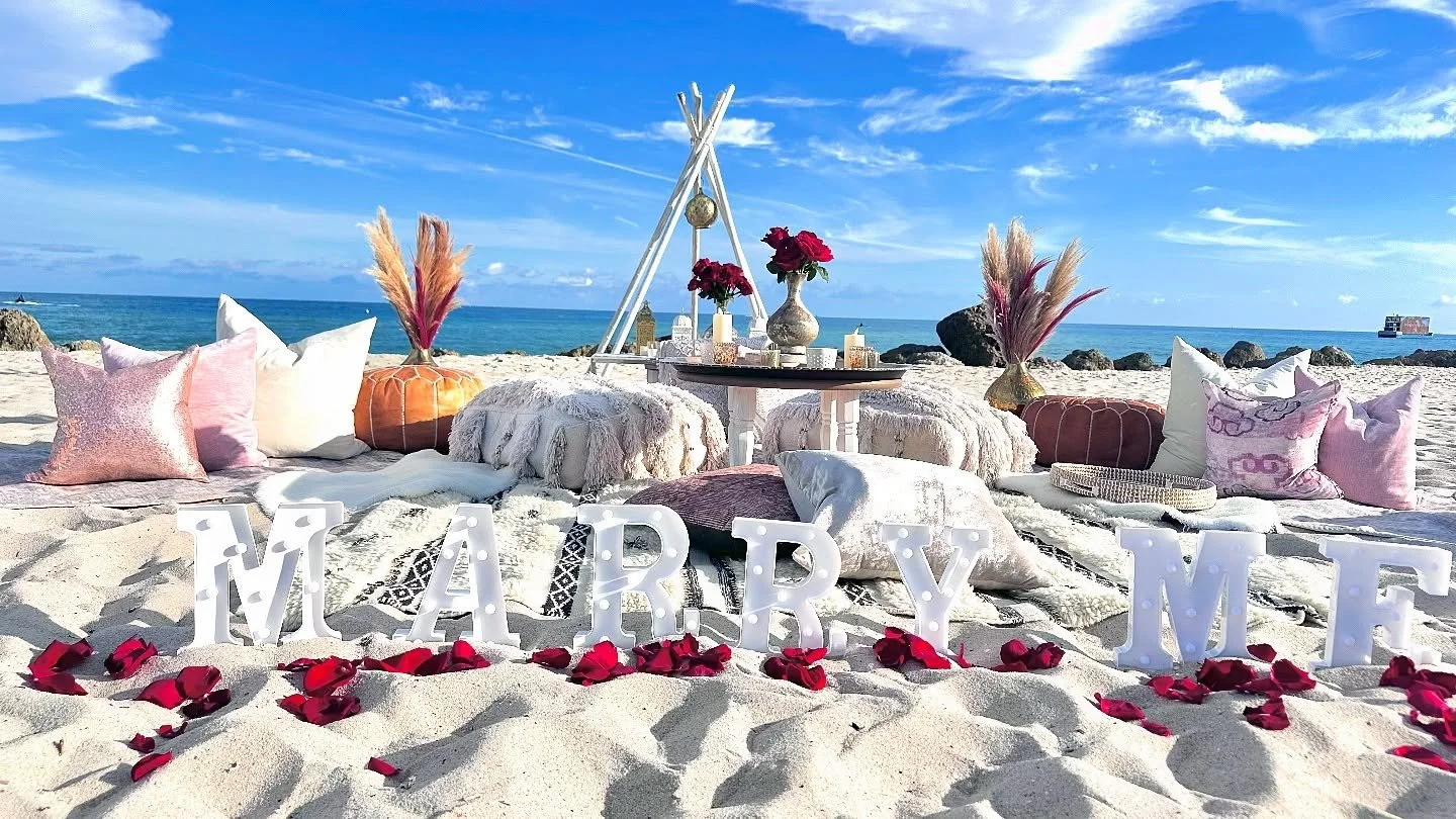 Our DUNE proposal is making a comeback for 2026! Thank you to our new clients for your repeated requests of this romantic classic so early in the year❤️ In this crazy world, we feel fortunate to be part of these moments of love&hellip;#miamibeachprop