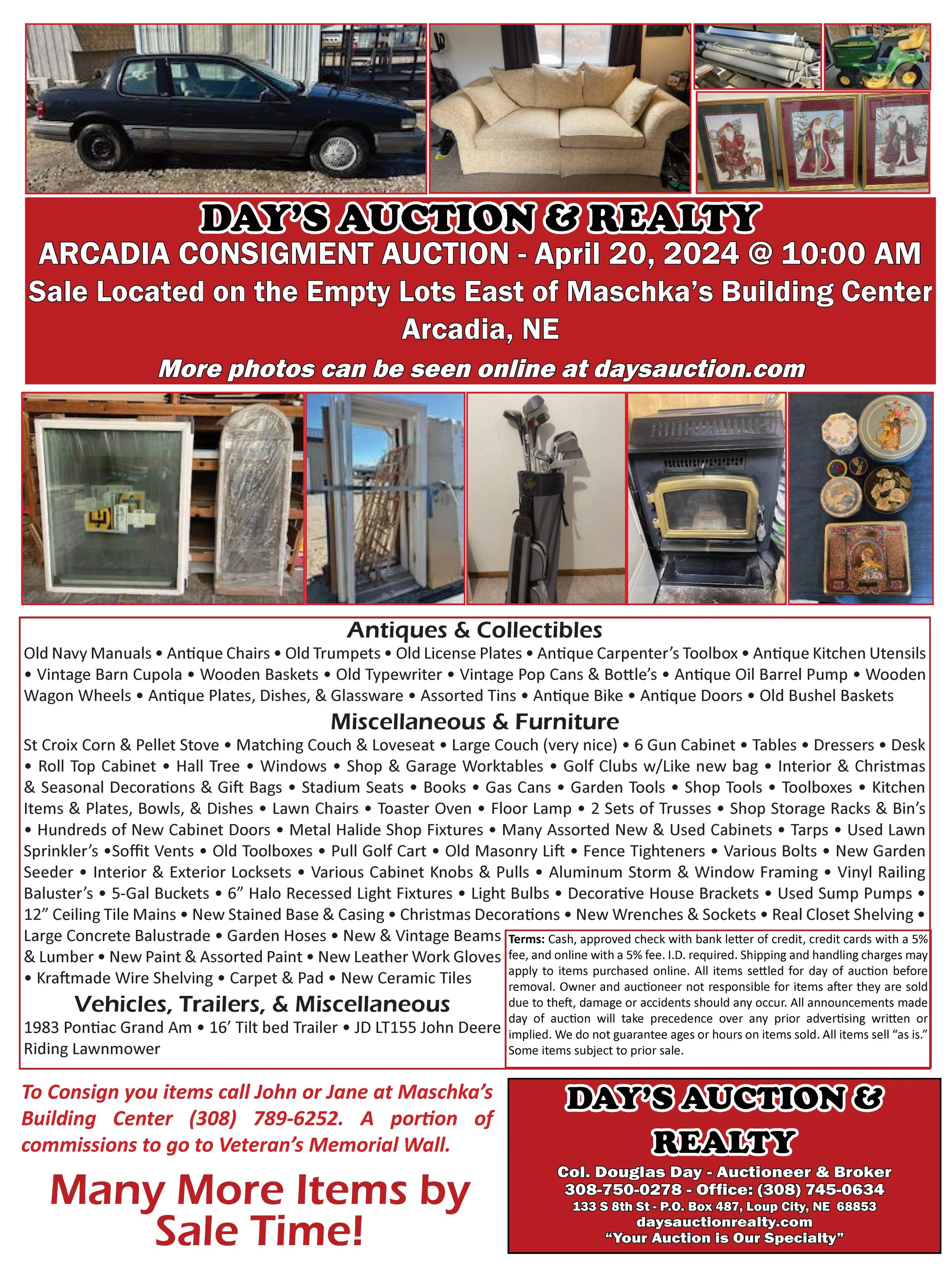 Auctions — Day's Auction & Realty