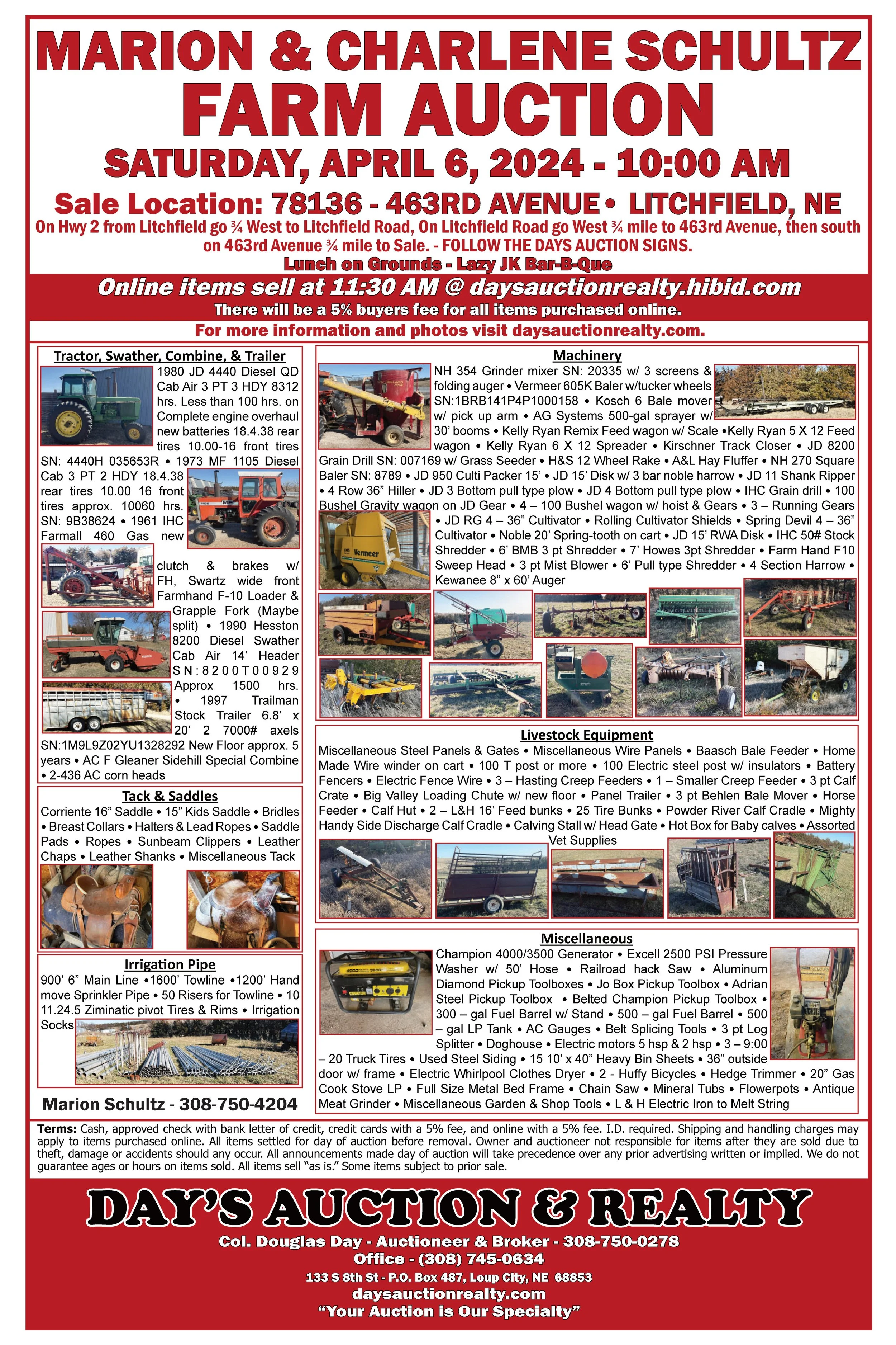 Auctions — Day's Auction & Realty