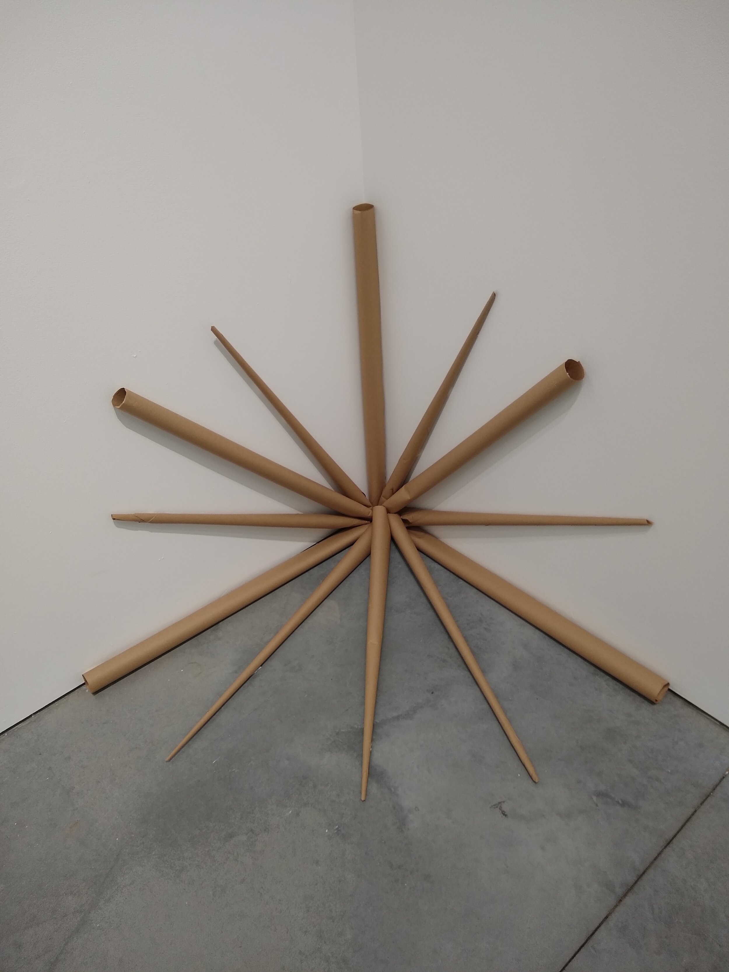 1 of 3 Paper Sculptures- Spike: 3’ x 3’ x 3’; Brown paper; August 2019;
For this project we were to make 3 sculptures out of paper, this is the first of three. For this piece I wanted to exist in a specific environment, as if it were growing from a c