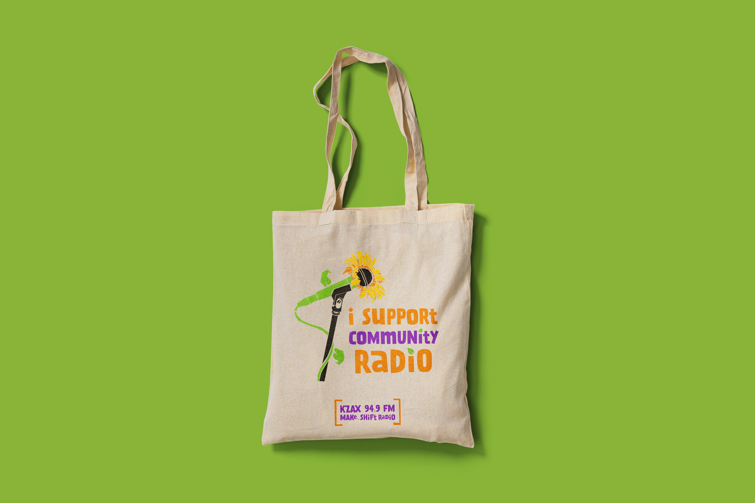 Donors who pledged $50 or more got this limited-edition Fund Drive tote bag.