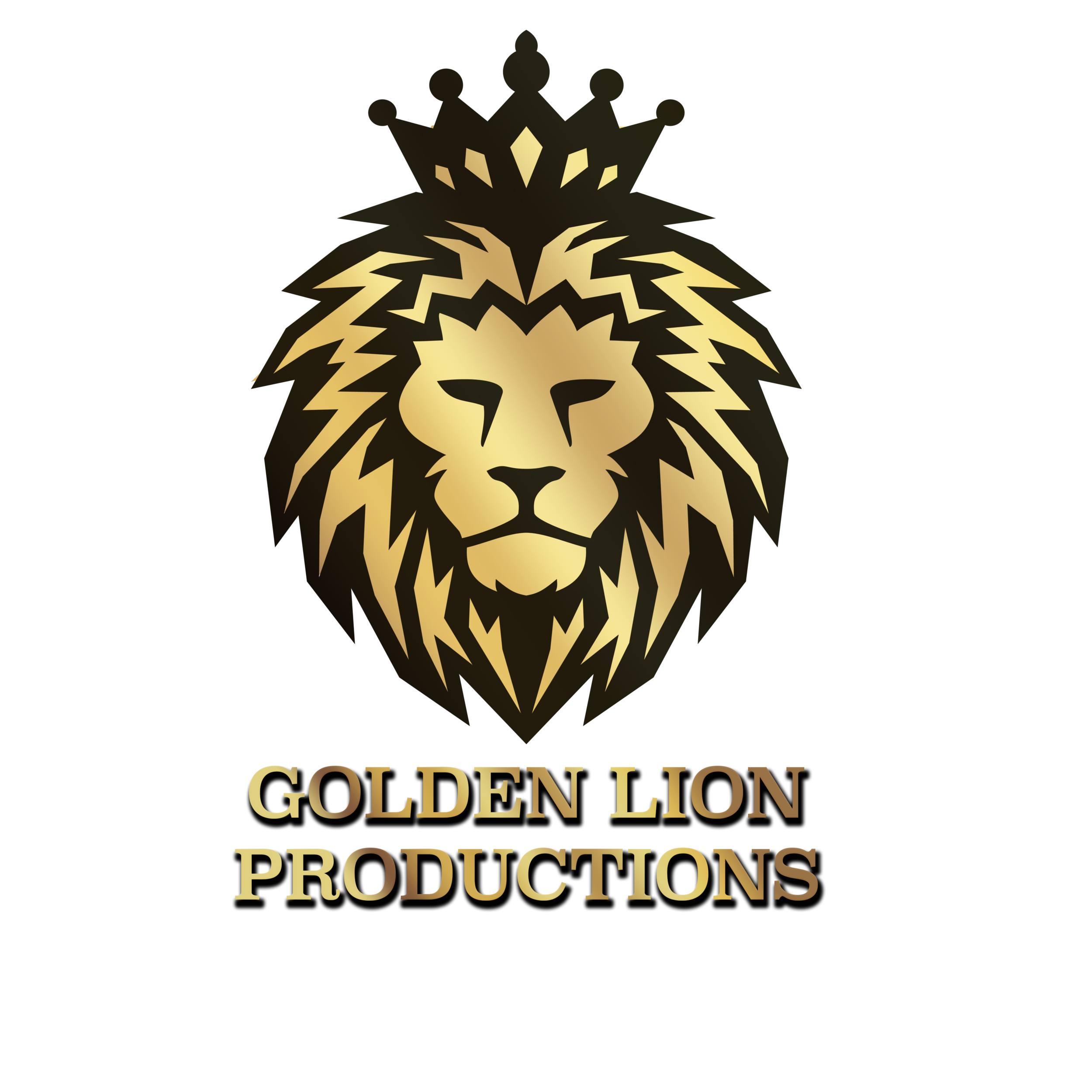 Lion Head Logo Art Vector - Gold Graphic by Essentials Studio · Creative  Fabrica