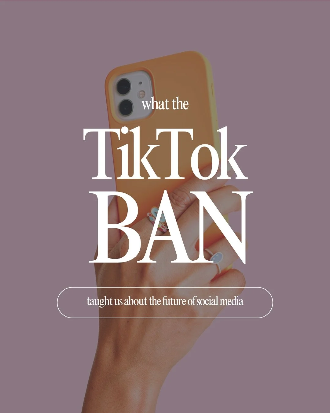 We really went through all 5 stages of grief over TikTok, huh? 😭➡️😤➡️🤯➡️🤞➡️😎⁠
⁠
The TikTok ban panic wasn&rsquo;t just a wake-up call for creators and brands&mdash;it was a masterclass in how fragile social media platforms really are. ⁠
⁠
Lesson