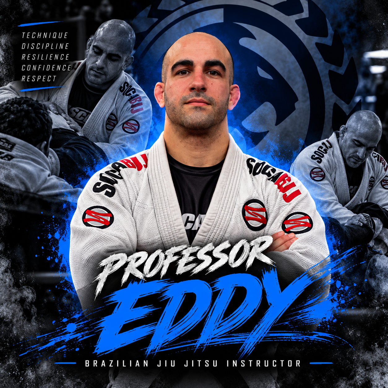 Professor Eddy, Brazilian Jiu-Jitsu instructor at Renzo Gracie The Woodlands