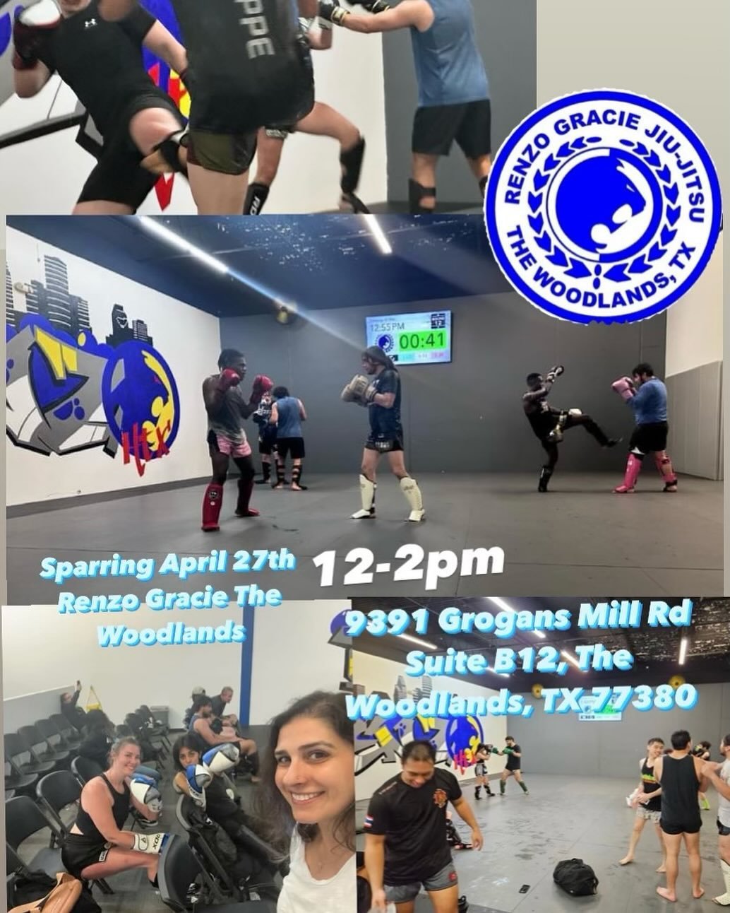 Announcement:📢 Last Saturday Sparring @renzo_gracie_the_woodlands on Saturday, April 27th from 12:00-2:00pm!!! Make sure you bring: Mouth Guard, 16 OZ gloves, shin guards, and a cup. Looking forward to seeing y&rsquo;all there!!!! @smtphilisopher30 