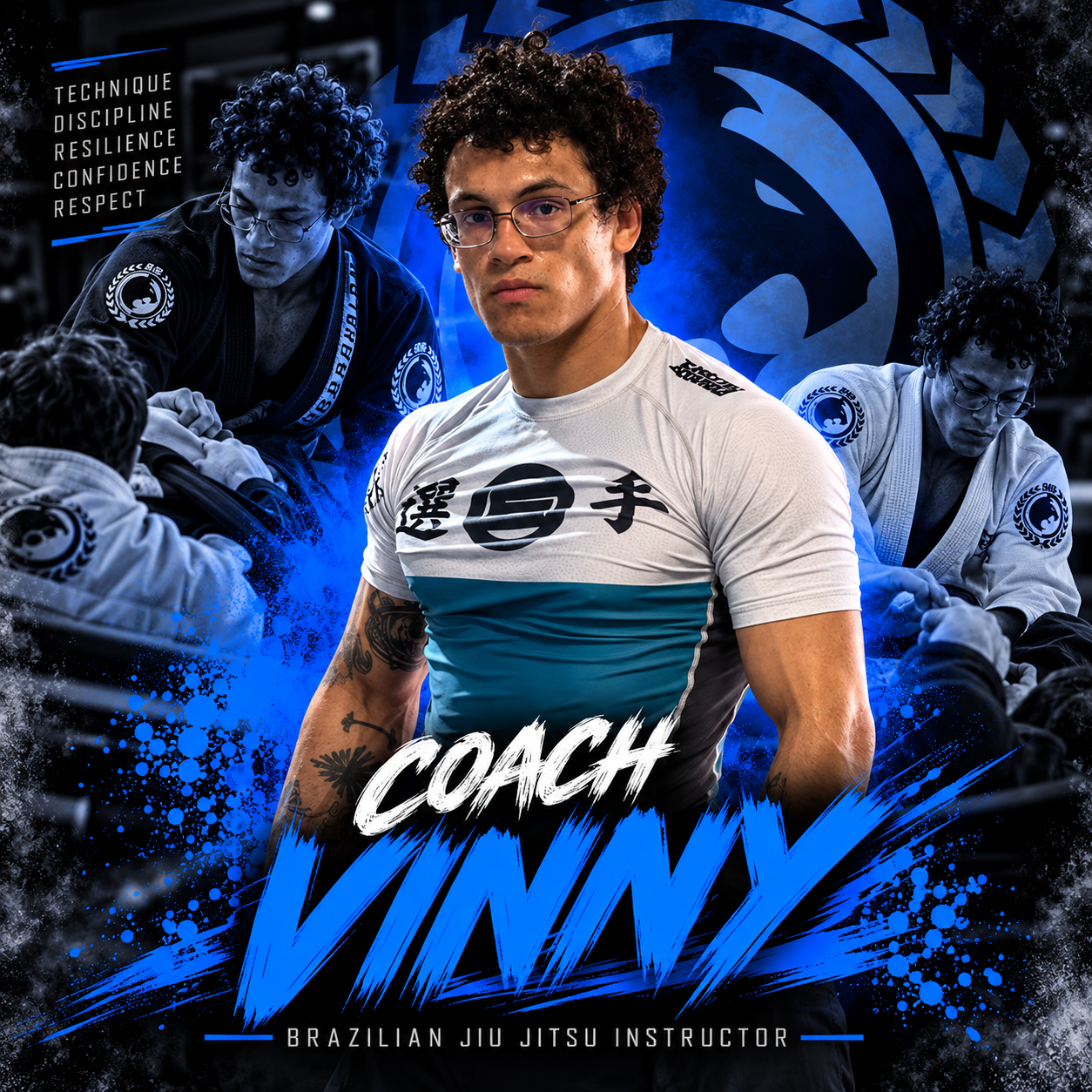 Coach Vinny, Brazilian Jiu-Jitsu instructor at Renzo Gracie The Woodlands.