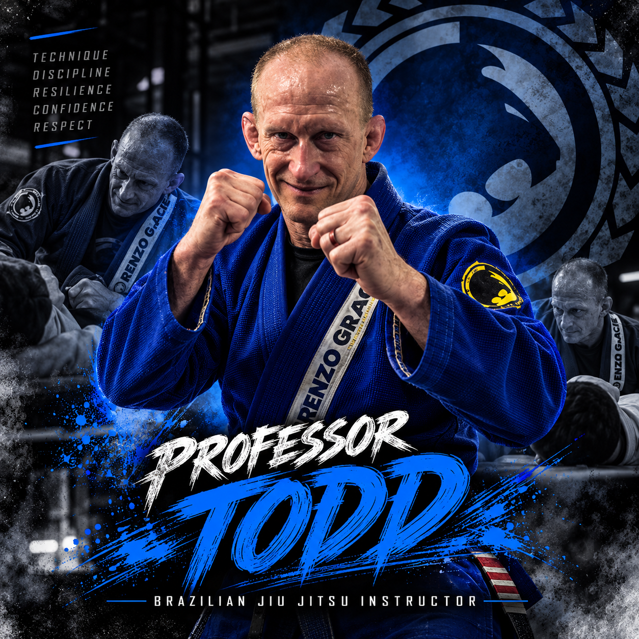 Professor Todd, Brazilian Jiu-Jitsu instructor at Renzo Gracie The Woodlands