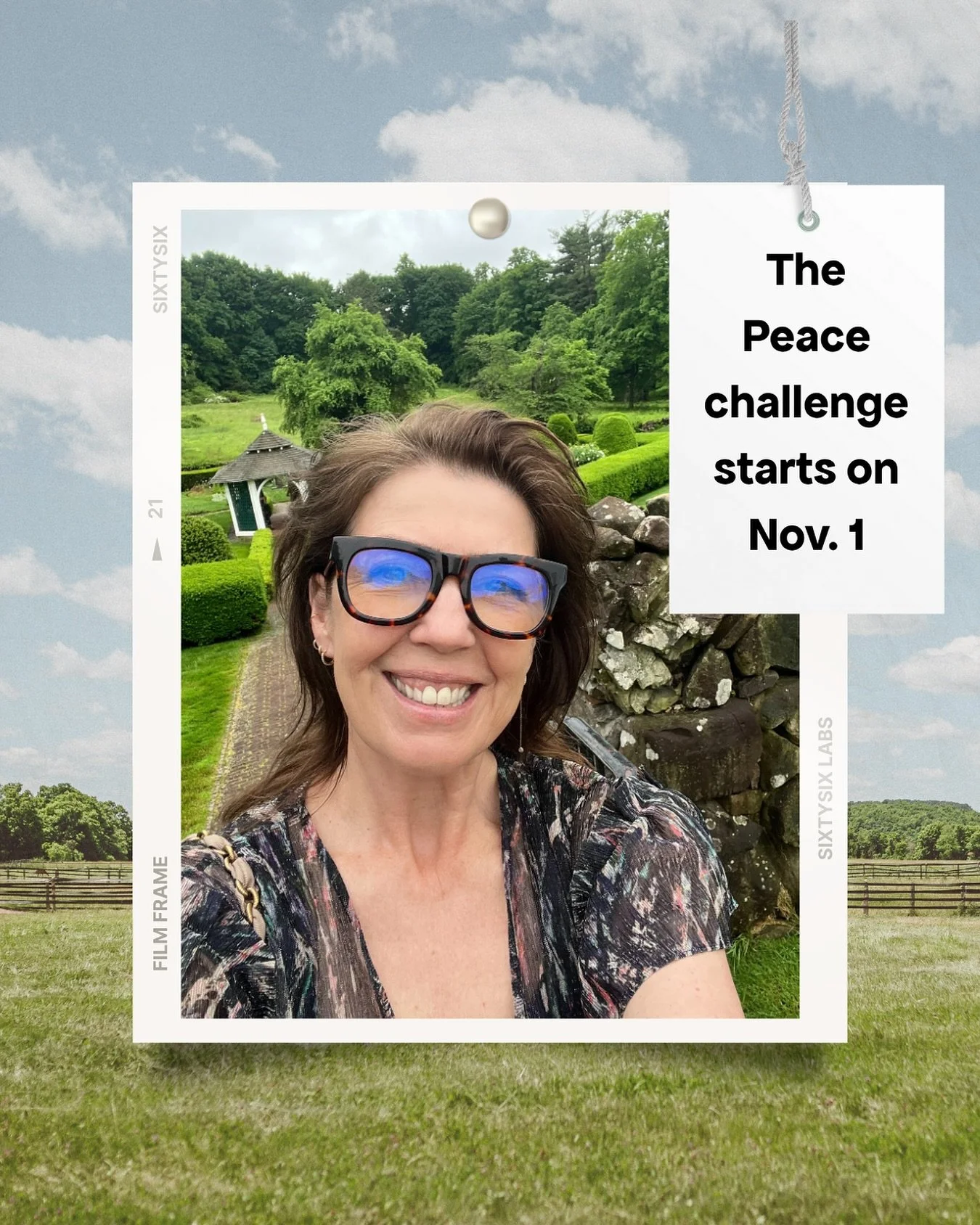 21 Days of Peace starts this Saturday: 1.11. 👈🏻 Consider this your sign. Comment PEACE and I&rsquo;ll send the link.