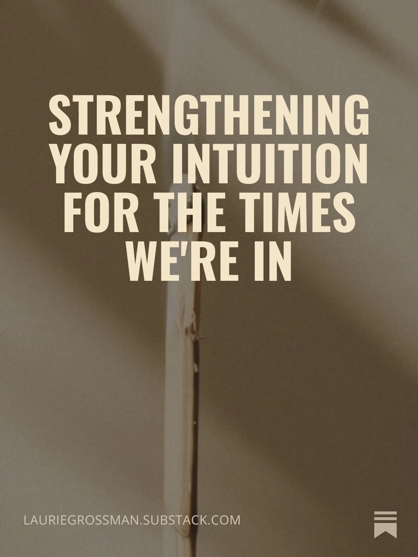 &ldquo;...the message I received was that it&rsquo;s not just about the knowing, it&rsquo;s about the doing. It&rsquo;s about putting what I know into action. It&rsquo;s building that intuition muscle every day &mdash; making strengthening our intuit