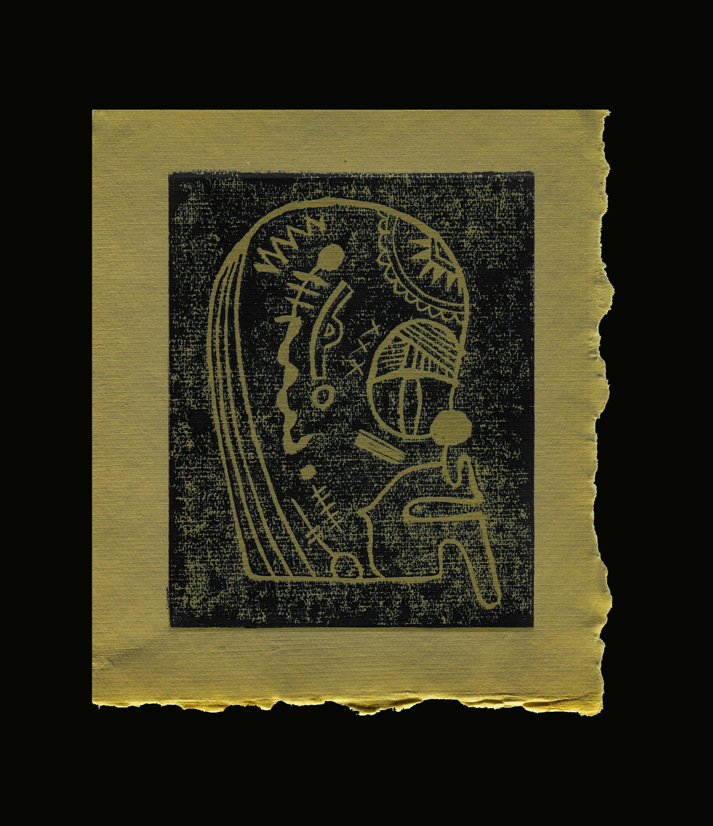 ancestors _ block print 02 (on paper)