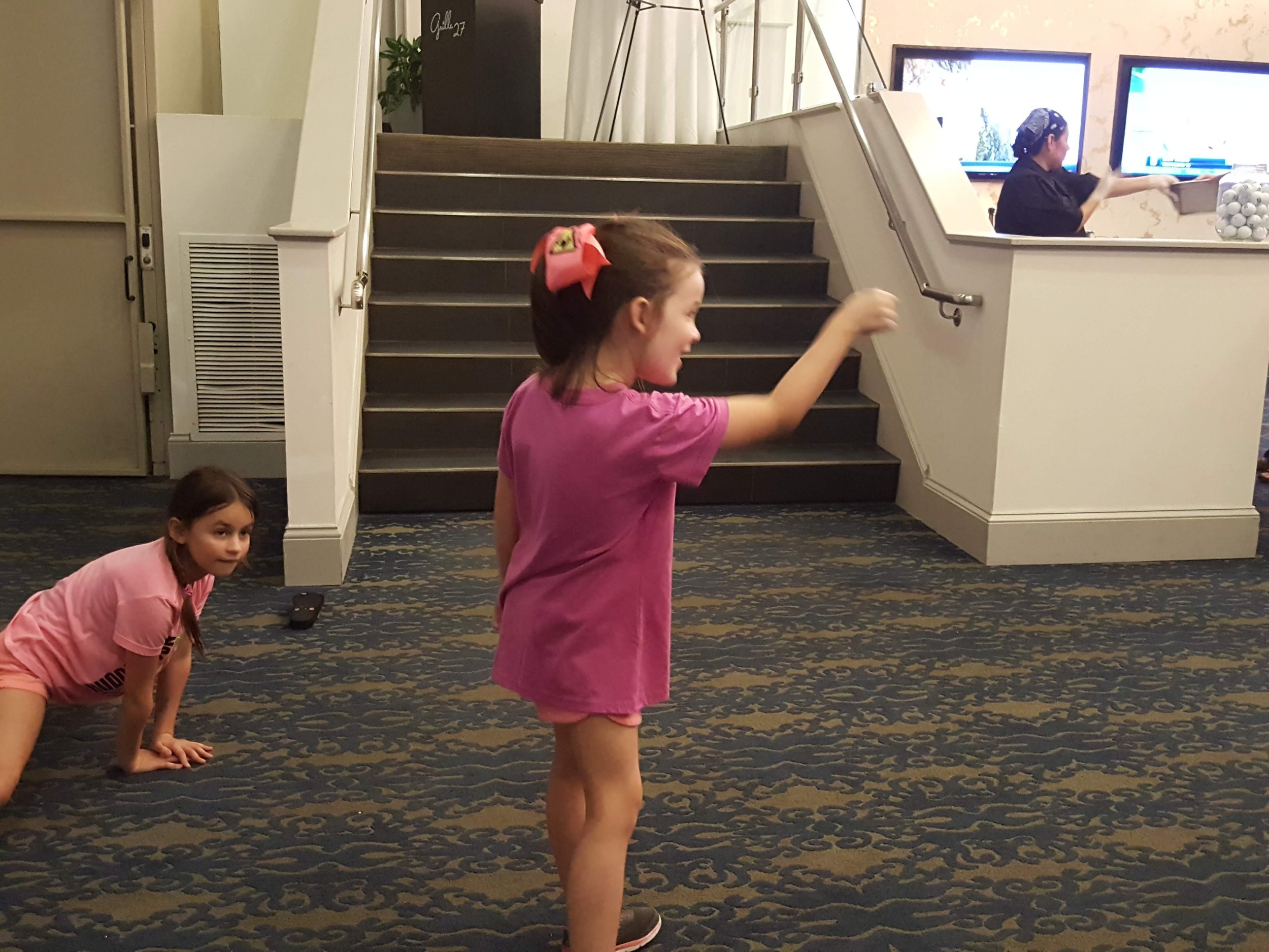 Two of our little loves expressing their artistic chops