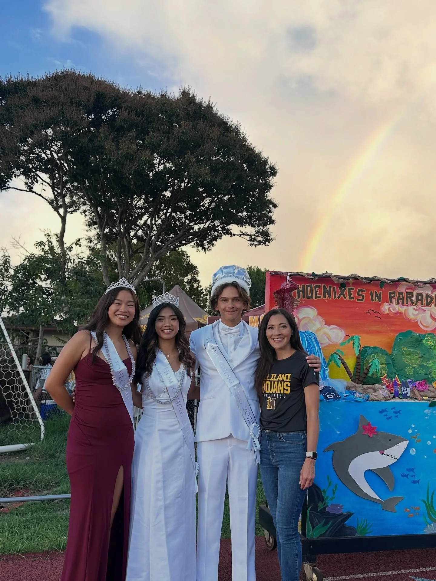 Mahalo @mhstrojans for the invitation to attend the Homecoming Football Game!

It was an exciting game! Despite the rainy weather conditions, our Trojans were able to bring home a victory against Kapolei HS!
 
One of my yearly favorites is to see the