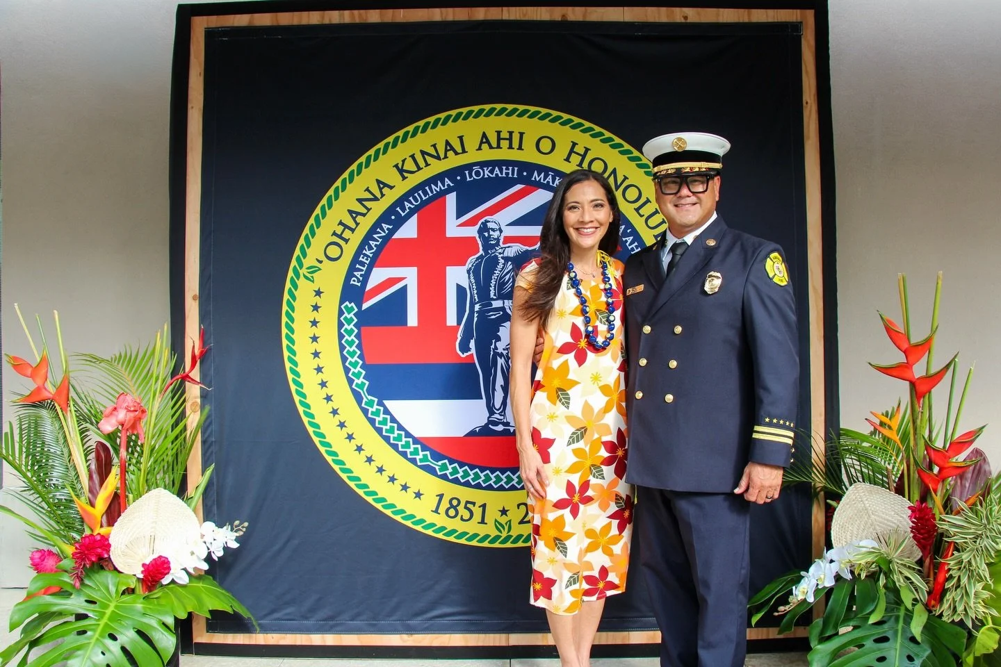 Mahalo @honolulufiredepartment for the invitation to attend the 175th Anniversary of the Honolulu Fire Department.

It was incredible to see how far the department has come over the years. I especially enjoyed learning of the new HFD patch design, vi