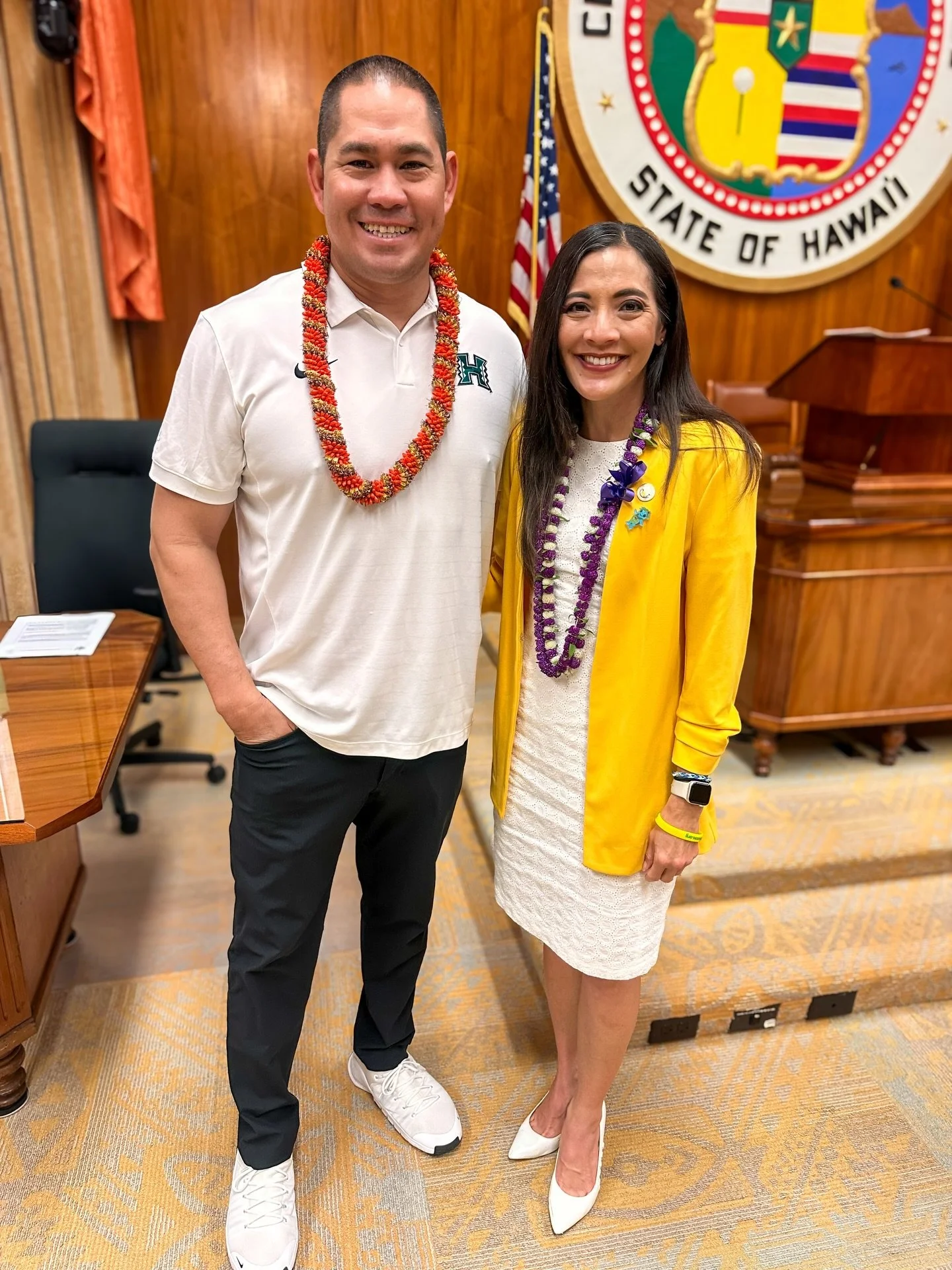 Mahalo @coachtimmychang for sharing the message of aloha at our recent full council meeting! 

It was wonderful to hear how meaningful the island is to Timmy Chang and how Hawaiʻi truly embodies the spirit of aloha. There is no place quite like our i