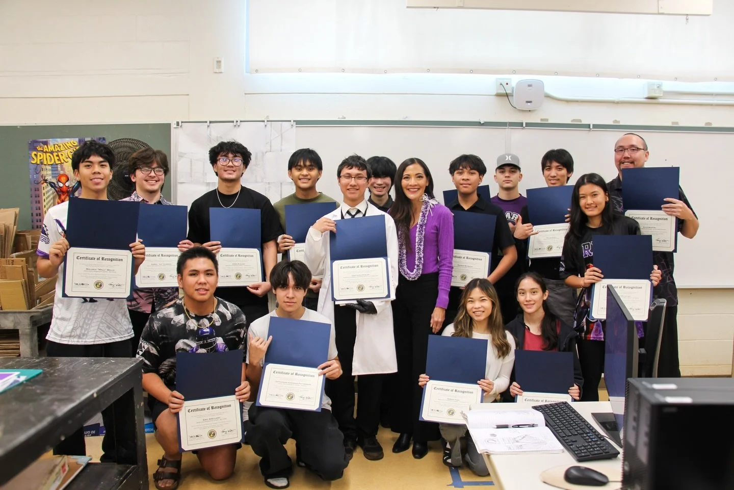 Mahalo to Kyle Martin for the opportunity to visit Pearl City High School and hear his students&rsquo; dog park concept presentations! 🐾

Four student groups were challenged to design a dog park proposed for the area near Neil Blaisdell, with one co
