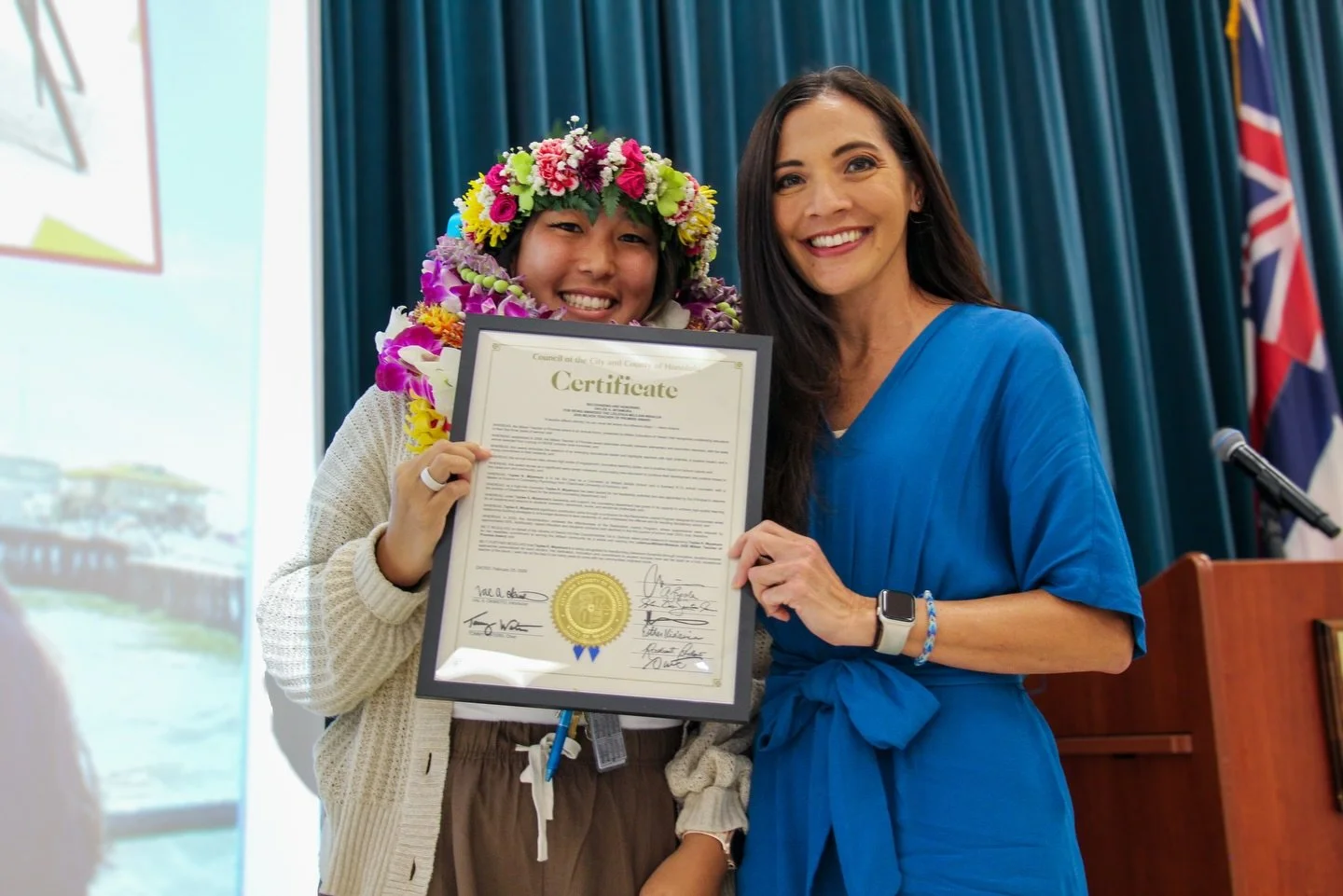 Mahalo to Shannon Tamashiro, Principal of Mililani Middle School, for the invitation to attend the Teacher of Promise Award ceremony.

It was especially meaningful to witness the incredible effort by Principal Tamashiro and his team to keep the award