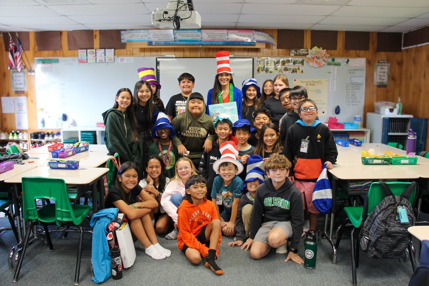 Mahalo to Ms. Loughlin and Ms. Matsuzaki for the invitation to read in their classroom in celebration of Read Across America at Mililani ʻIke Elementary School!

I&rsquo;ve always loved participating in Read Across America, even back when my own kids