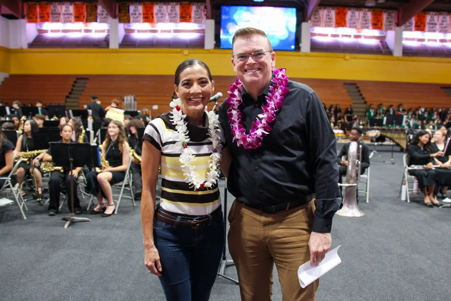 Mahalo to Principal Fred Murphy for hosting the 49th Annual Parade of Bands at Mililani High School!

It was wonderful to see the incredible talent of students from Mililani Middle School, Mililani High School, Wahiawā Middle School, Wheeler Middle S