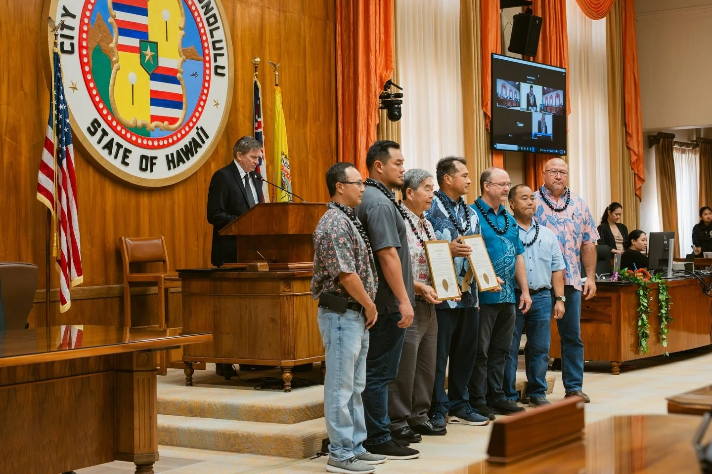 Ola I ka wai💧This morning, the Honolulu City Council, in partnership with @iapmo , @plumbersandfittershawaii UA Local 675, and @bwshonolulu , marked March 2026 as #March4Water Month.

I was thrilled to recognize the dedicated professionals who work 
