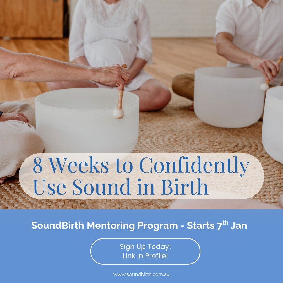 Calling all birth workers, yoga/pilates teachers, sound &amp; wellness practitioners!

My next SoundBirth Mentoring Program begins in January.

This 8-week training will teach you how to integrate sound and voice into your pregnancy, birth and postpa