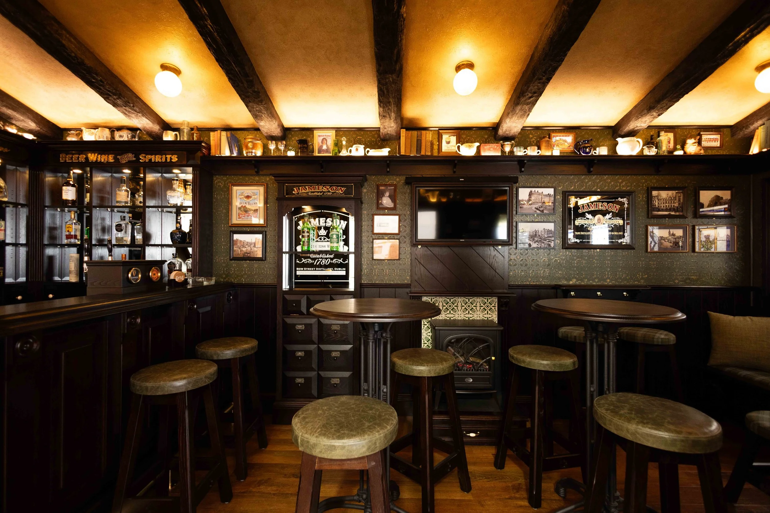 Inside a Little Backyard Pub and Bar