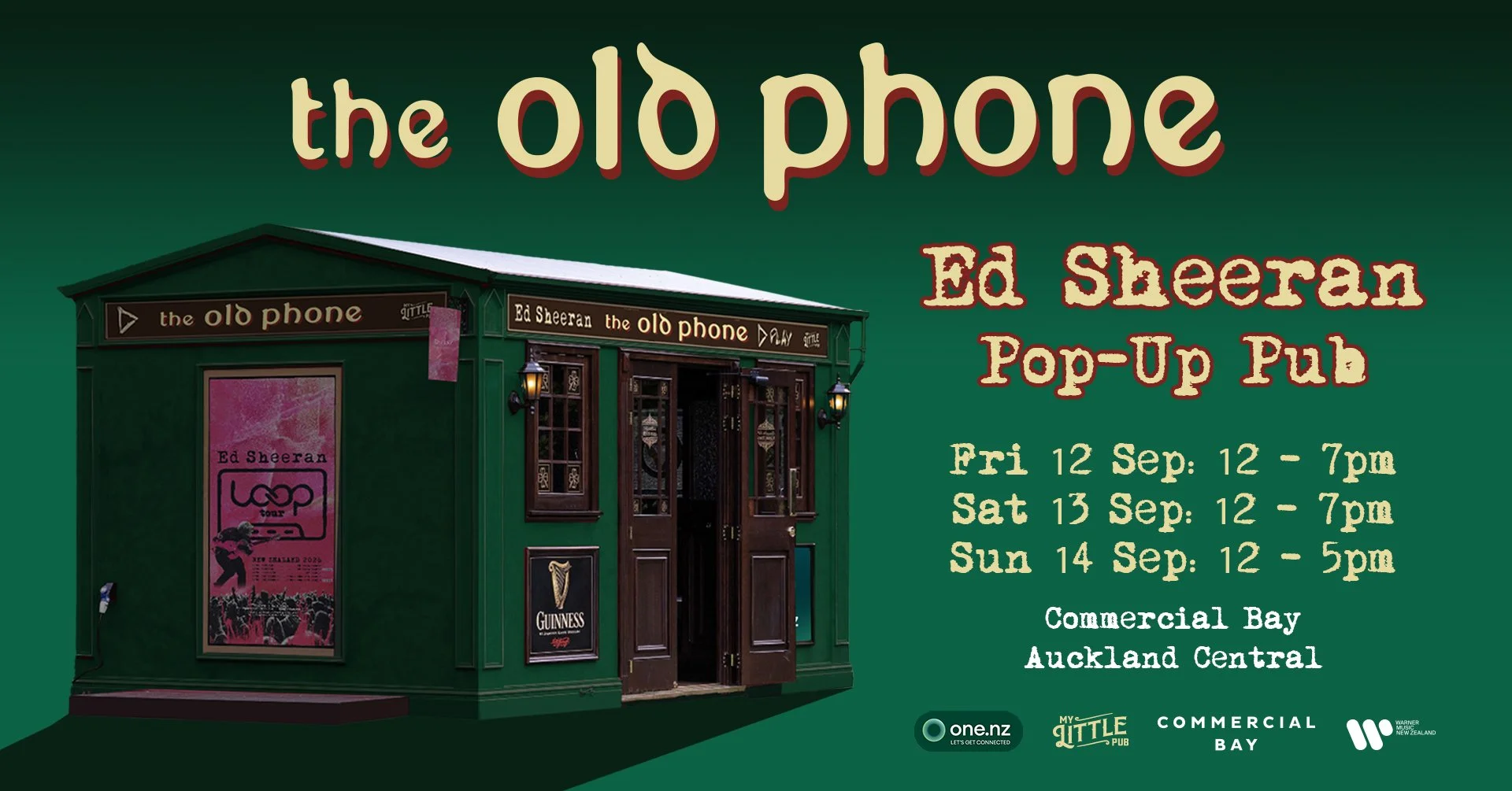 the old phone - Ed Sheeran Pop Up — My Little Pub