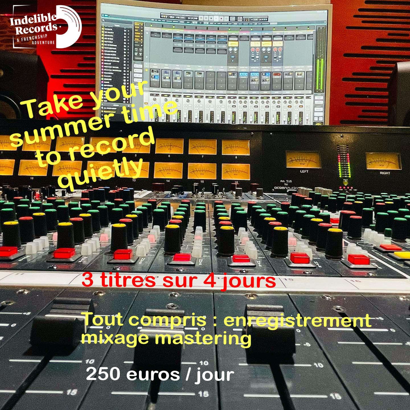 Take your summer time to record your songs