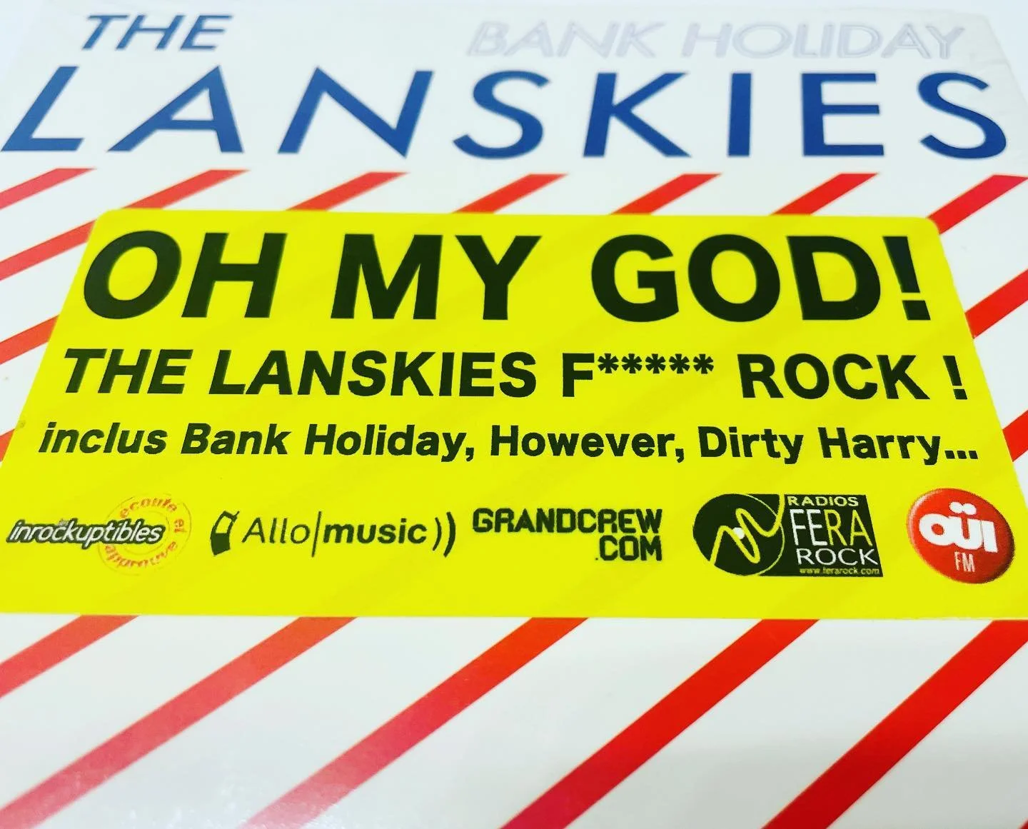 Back catalog still rock ! It&rsquo;s Bank Holiday for Christmas @the_lanskies one day maybe reissued on vinyl. It was the time when the radio OUI FM played f*** rock