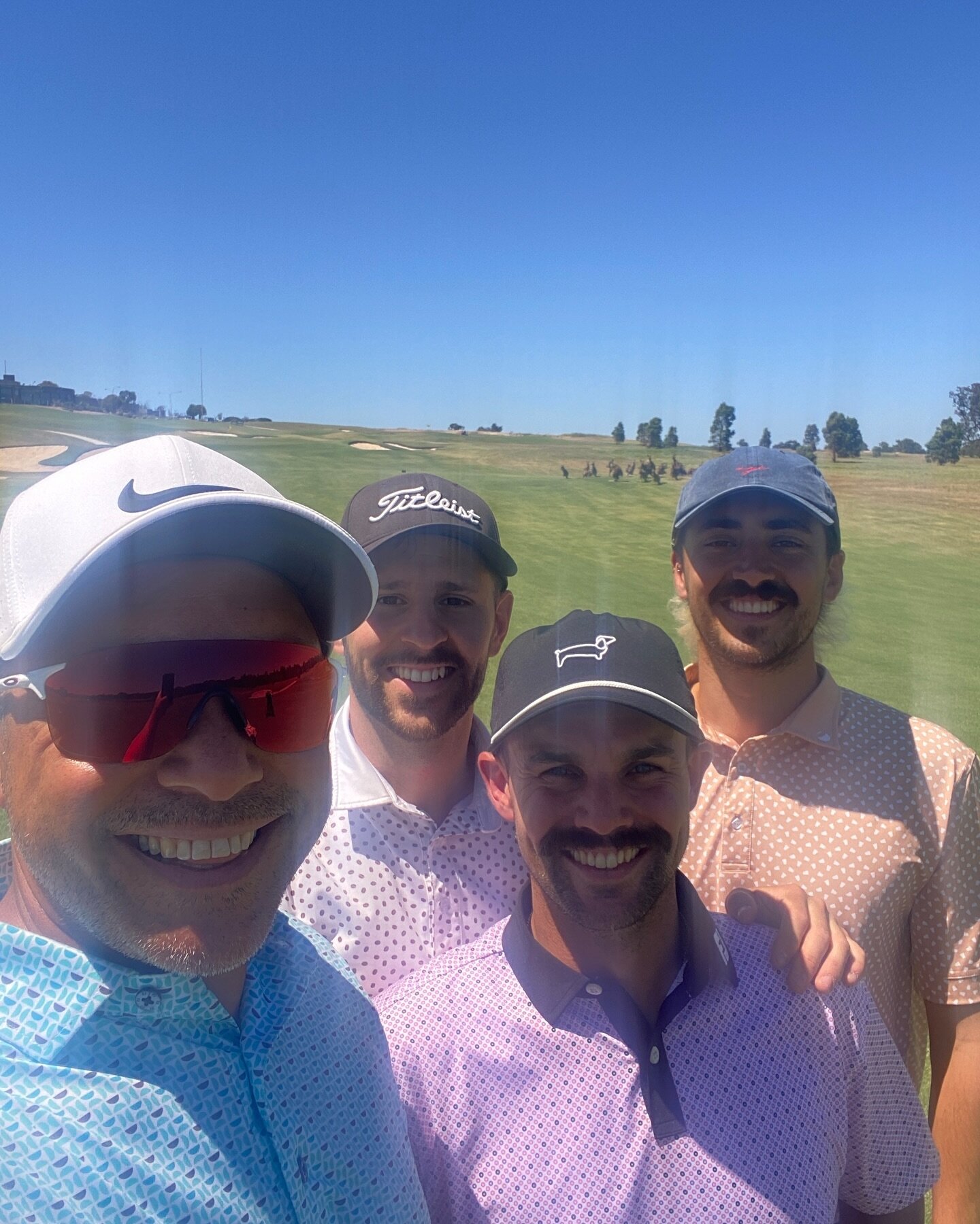 &ldquo;Rocking the bright shirt 👕 vibes on the course today! 

Spent a sunny day at @growlingfroggolf with good company, catching up with old client turned golf buddy @daveanta aka @halfcafgolf. Despite the patchy golf and windy conditions, the chal