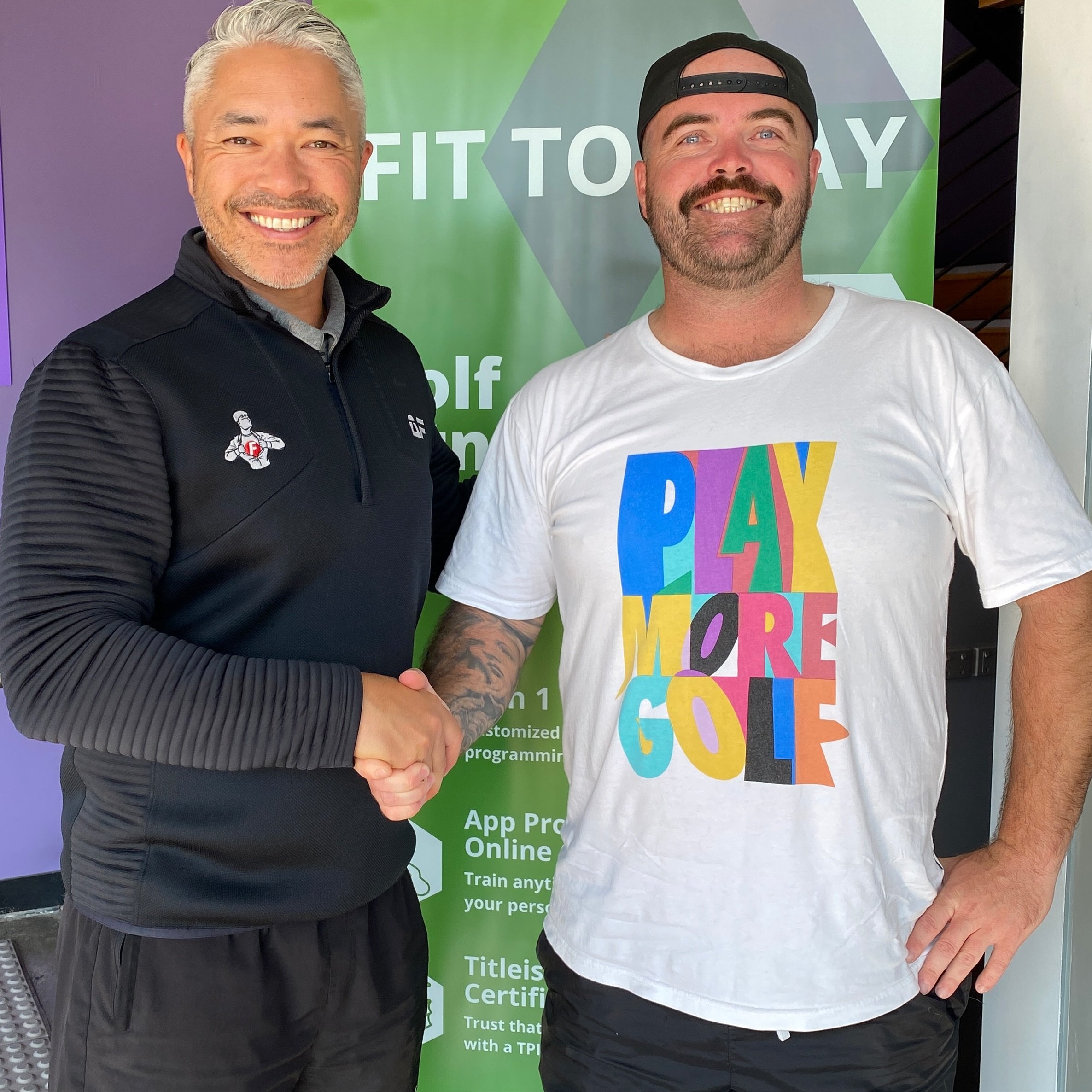 As the tee shirt says &ldquo;play more golf!&rdquo;. Great to have Matt join us to get the body in shape over the winter golf season and for the rigours of a young family. 

Now is the time to get the get started with a golf fitness program to make b