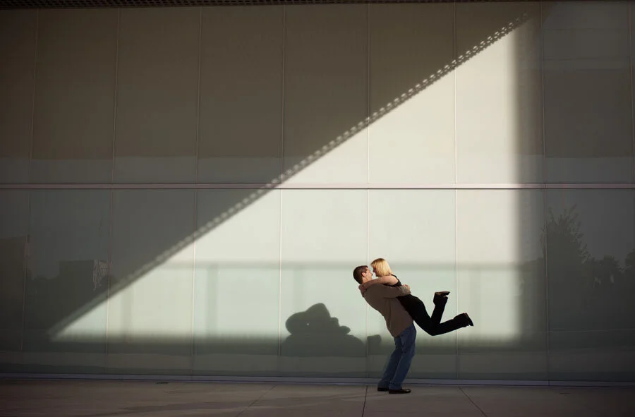 Dominique and Jonathan's downtown Tampa engagement