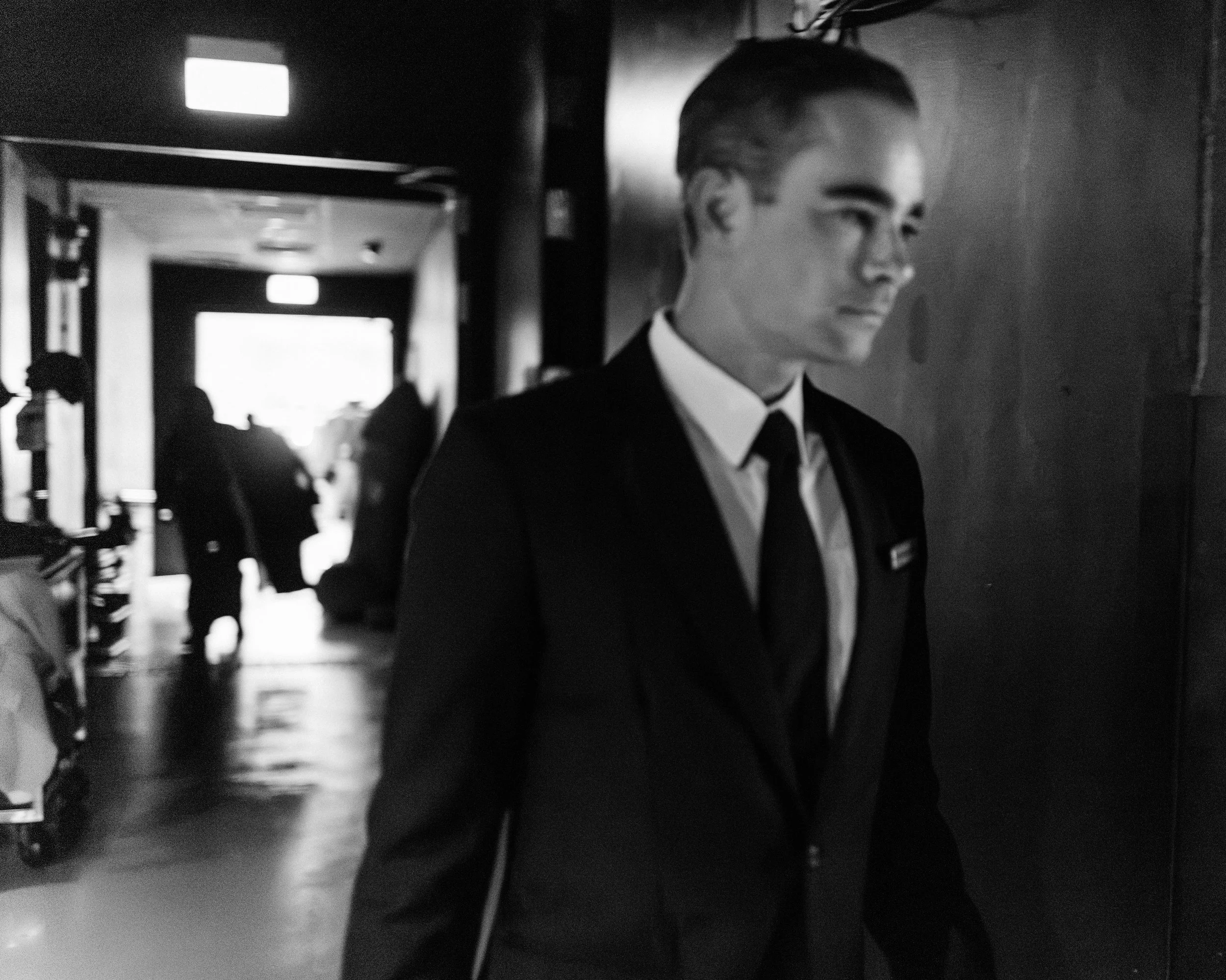 André Jewson prepares to enter for Scene 2015, as his character Thomas Goodyear.