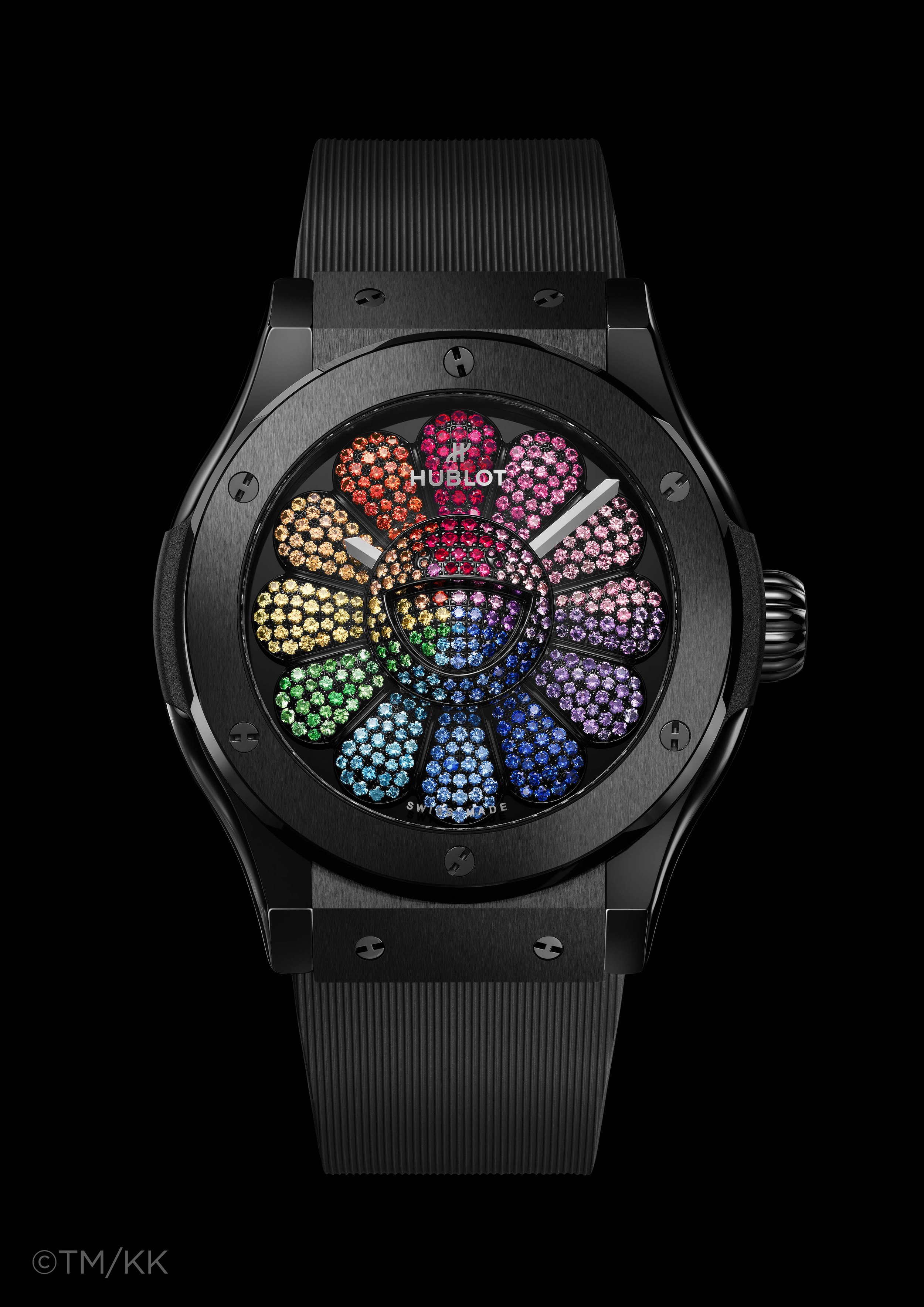 Hublot And Takashi Murakami unveil a unique Black Ceramic Rainbow Watch —  Collector Mag