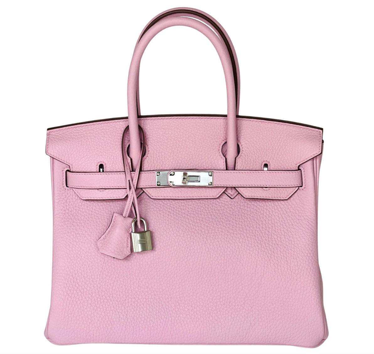 Hermes 30cm Bubblegum Pink 5P Swift Leather Birkin Bag with